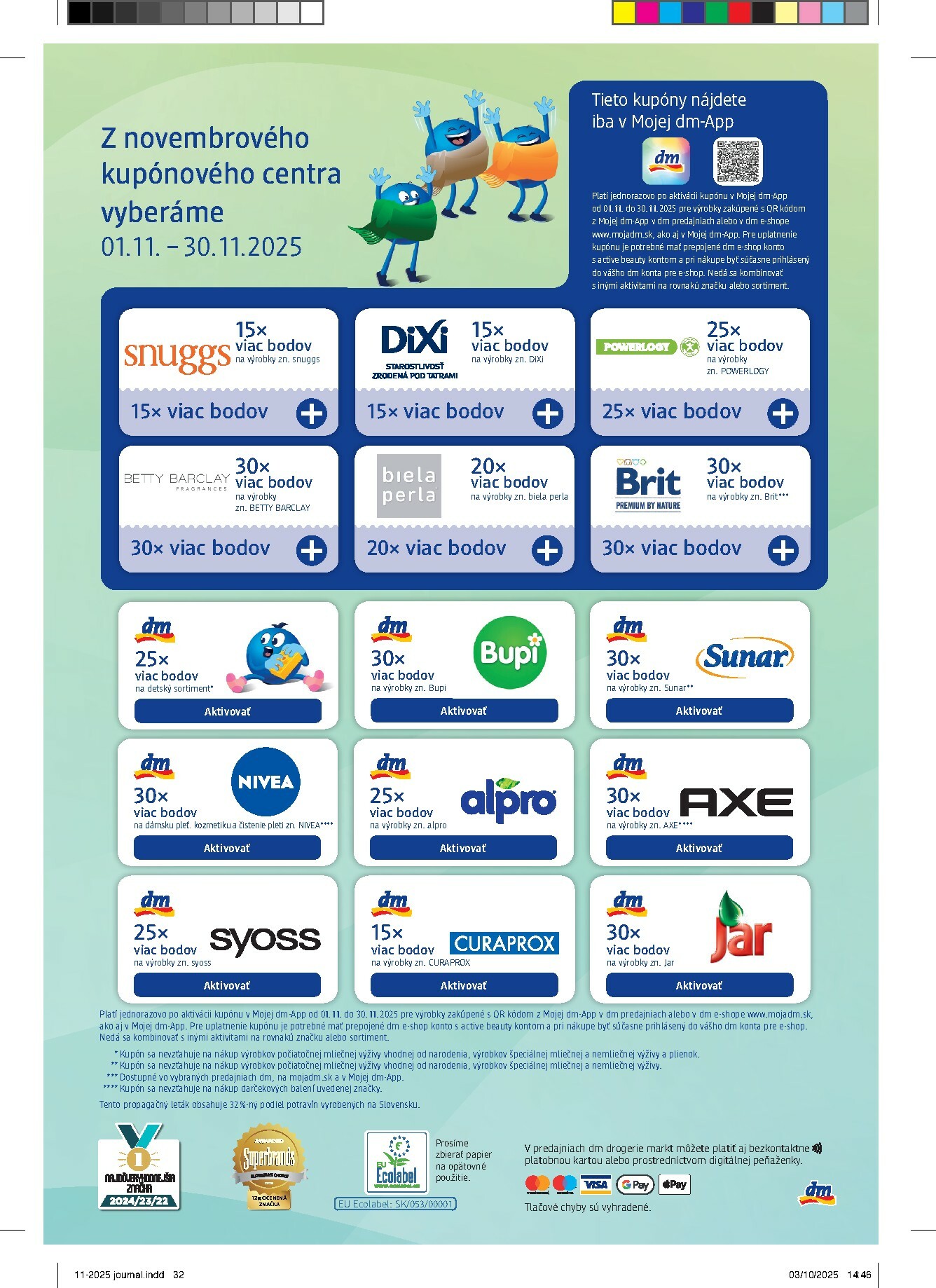 dm-drogerie - Leták dm drogerie platný od 01.11. do 30.11. - page: 32