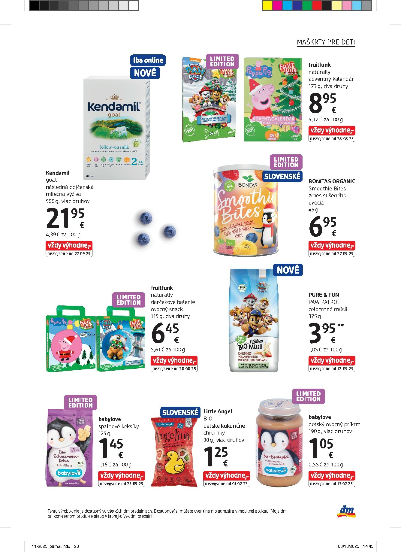 dm-drogerie - Leták dm drogerie platný od 01.11. do 30.11. - page: 23