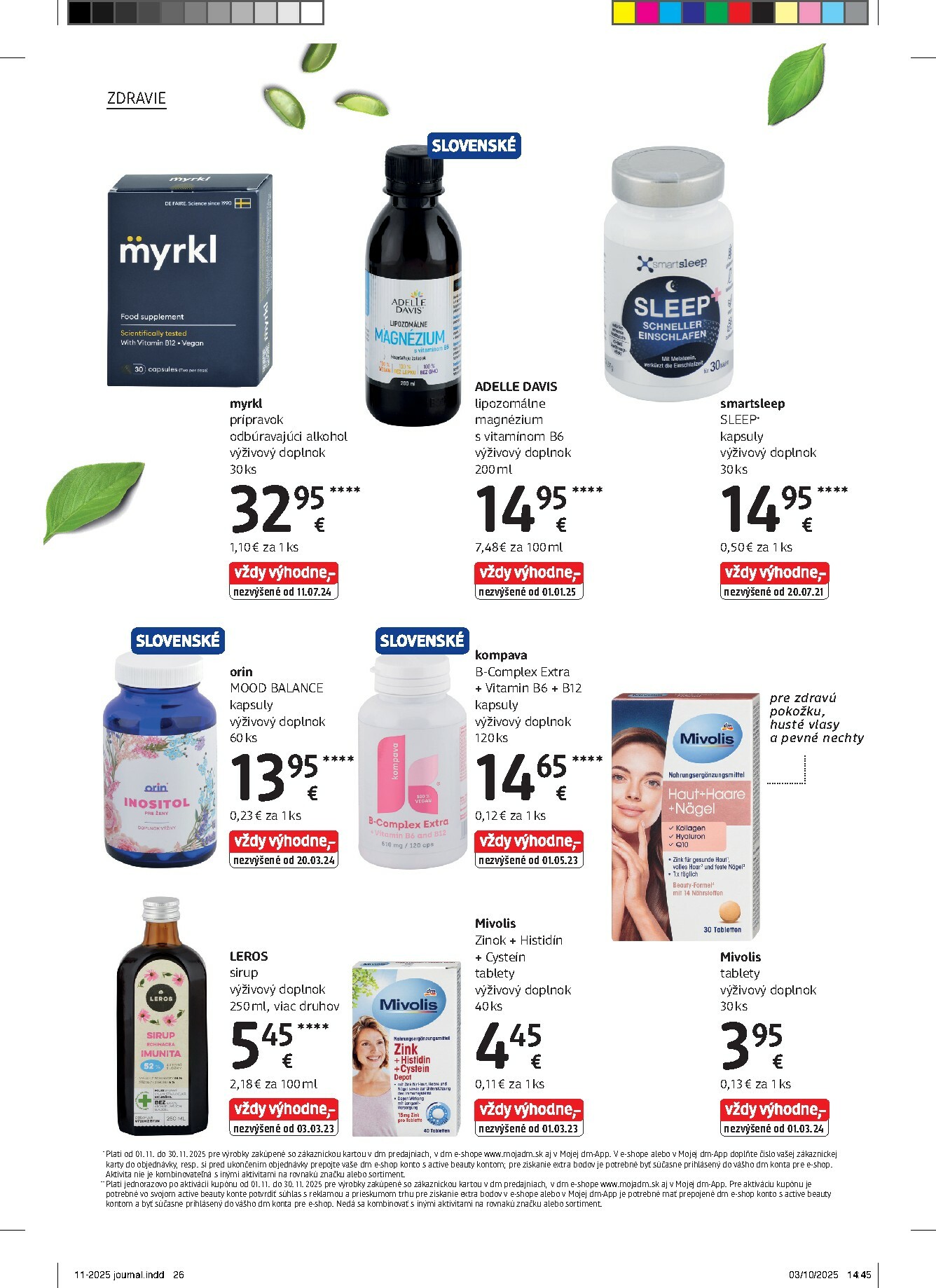 dm-drogerie - Leták dm drogerie platný od 01.11. do 30.11. - page: 26