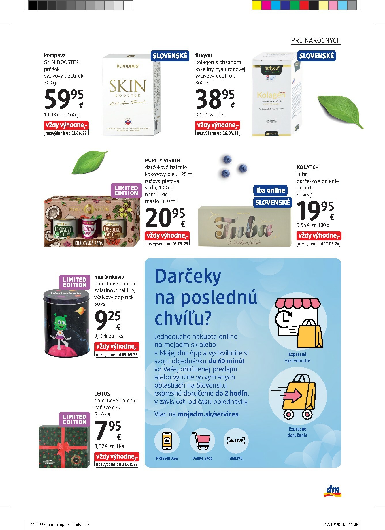 dm-drogerie - Leták dm drogerie platný od 16.11. do 30.11. - page: 13