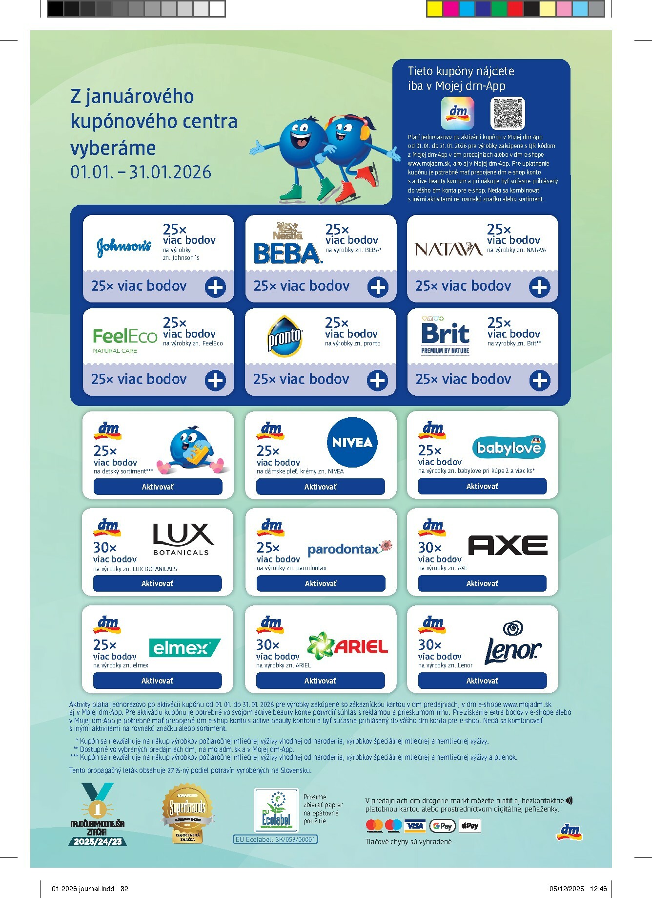 dm-drogerie - Leták dm drogerie platný od 01.01. do 31.01. - page: 32