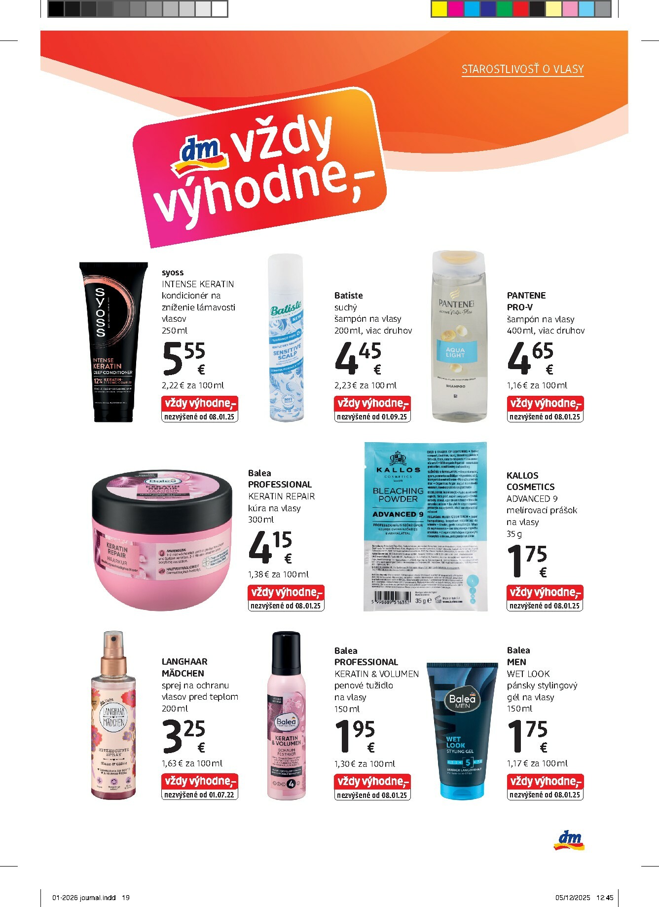 dm-drogerie - Leták dm drogerie platný od 01.01. do 31.01. - page: 19