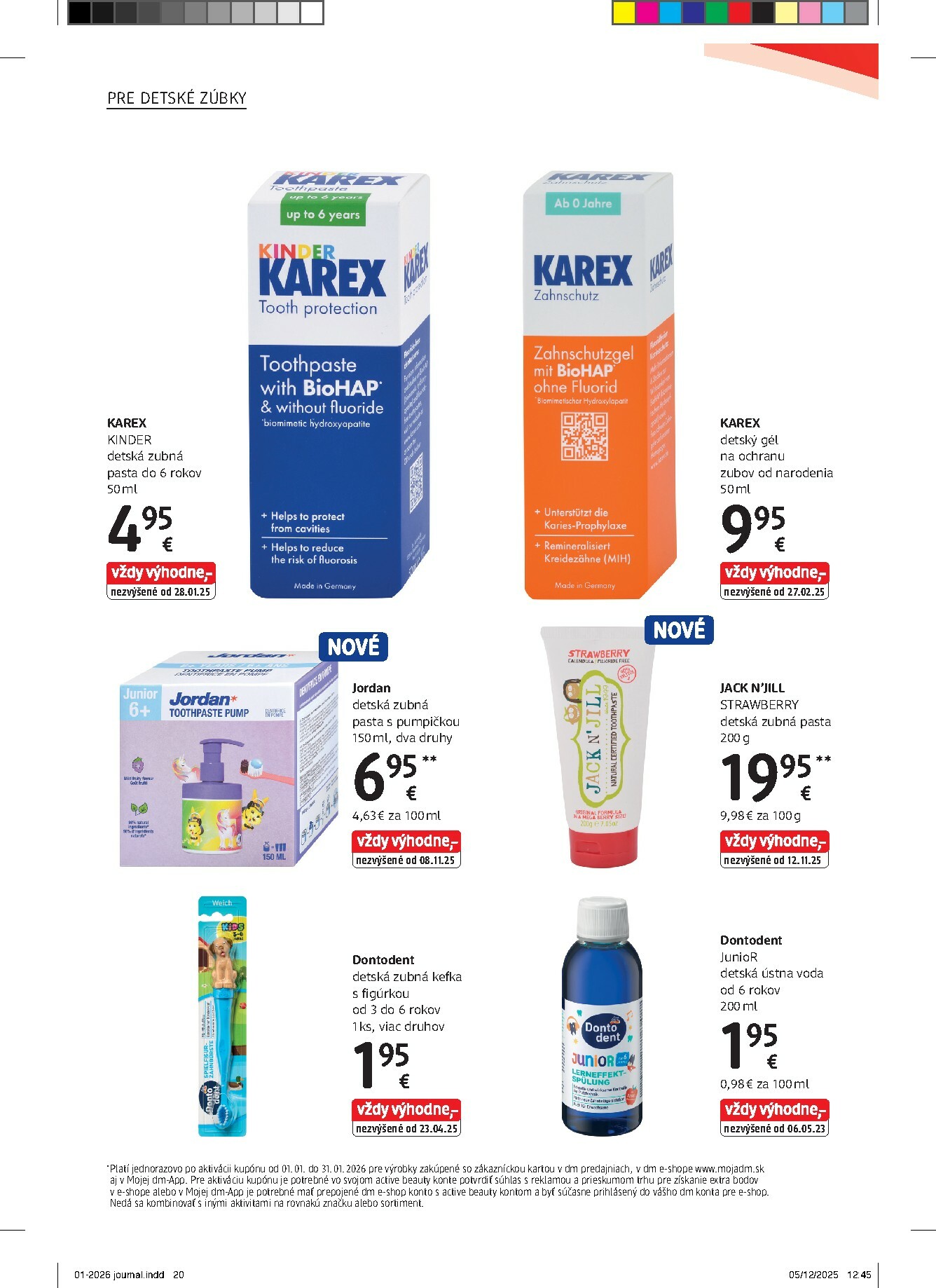 dm-drogerie - Leták dm drogerie platný od 01.01. do 31.01. - page: 20