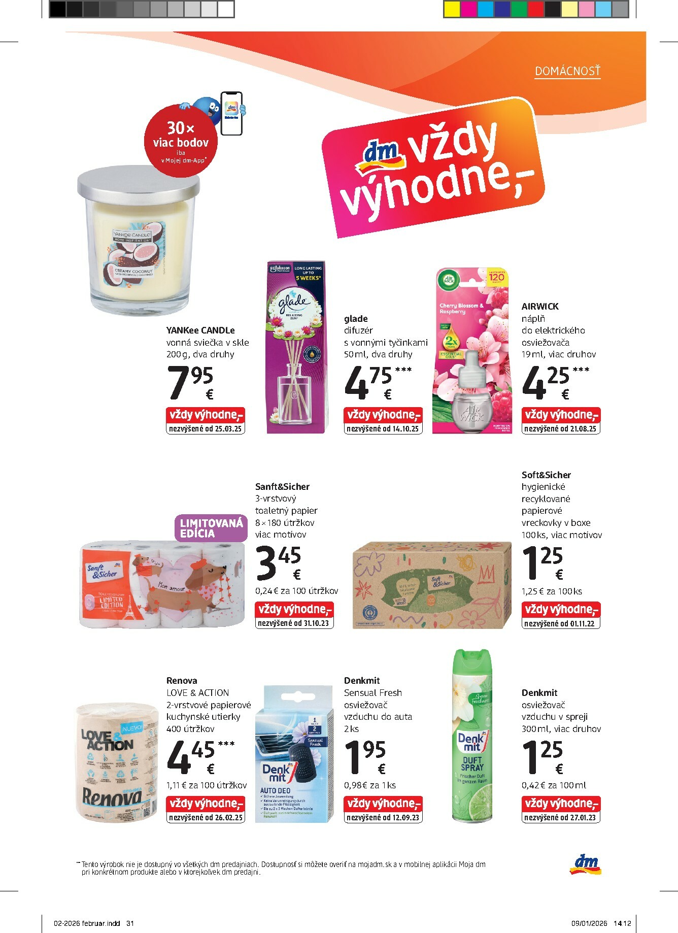 dm-drogerie - Leták dm drogerie platný od 01.02. do 28.02. - page: 31