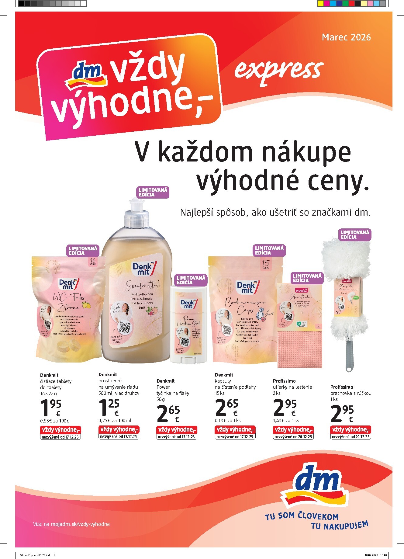 dm-drogerie - Leták dm drogerie - Express platný od 16.03.2026 do 31.03.2026 - page: 1