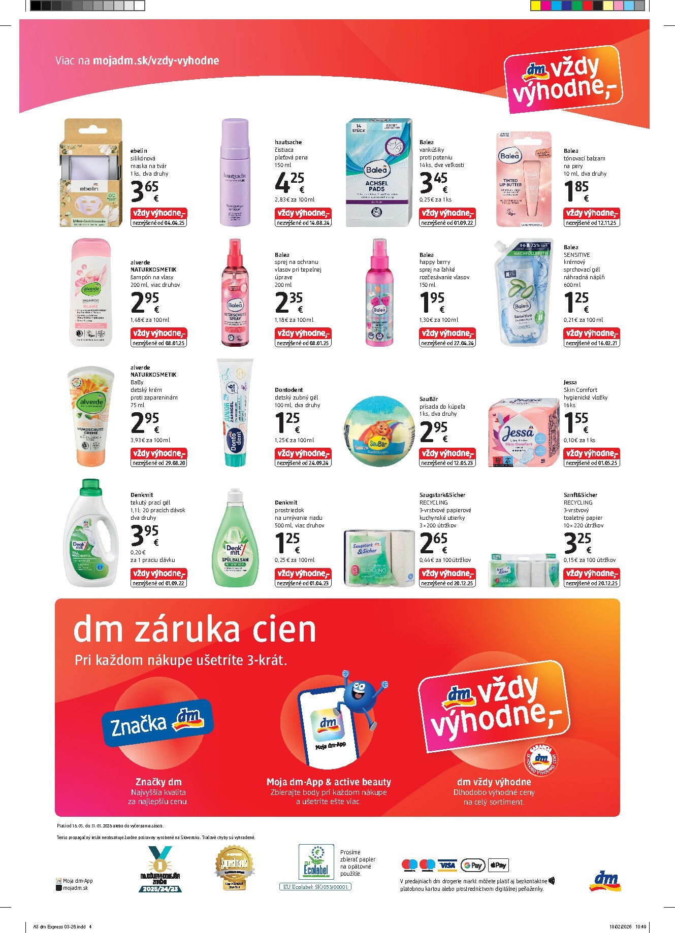 dm-drogerie - Leták dm drogerie - Express platný od 16.03.2026 do 31.03.2026 - page: 4