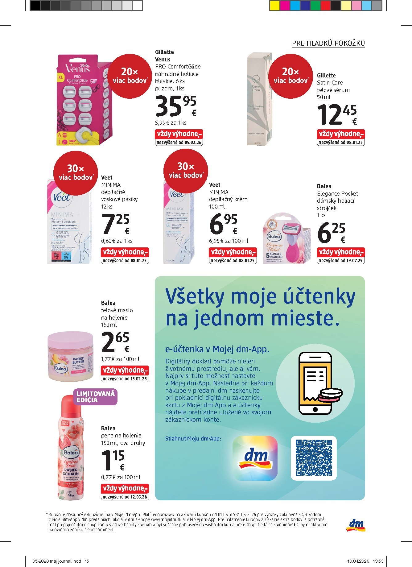 dm-drogerie - Nový leták dm drogerie od piatku, 01.05.2026 do nedele, 31.05.2026 - page: 15