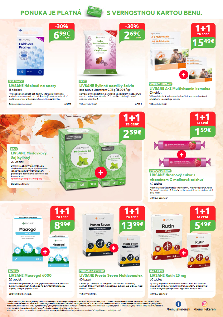 benu-lekaren - Leták BENU Lekáreň platný od 01.09. do 30.09. - page: 8