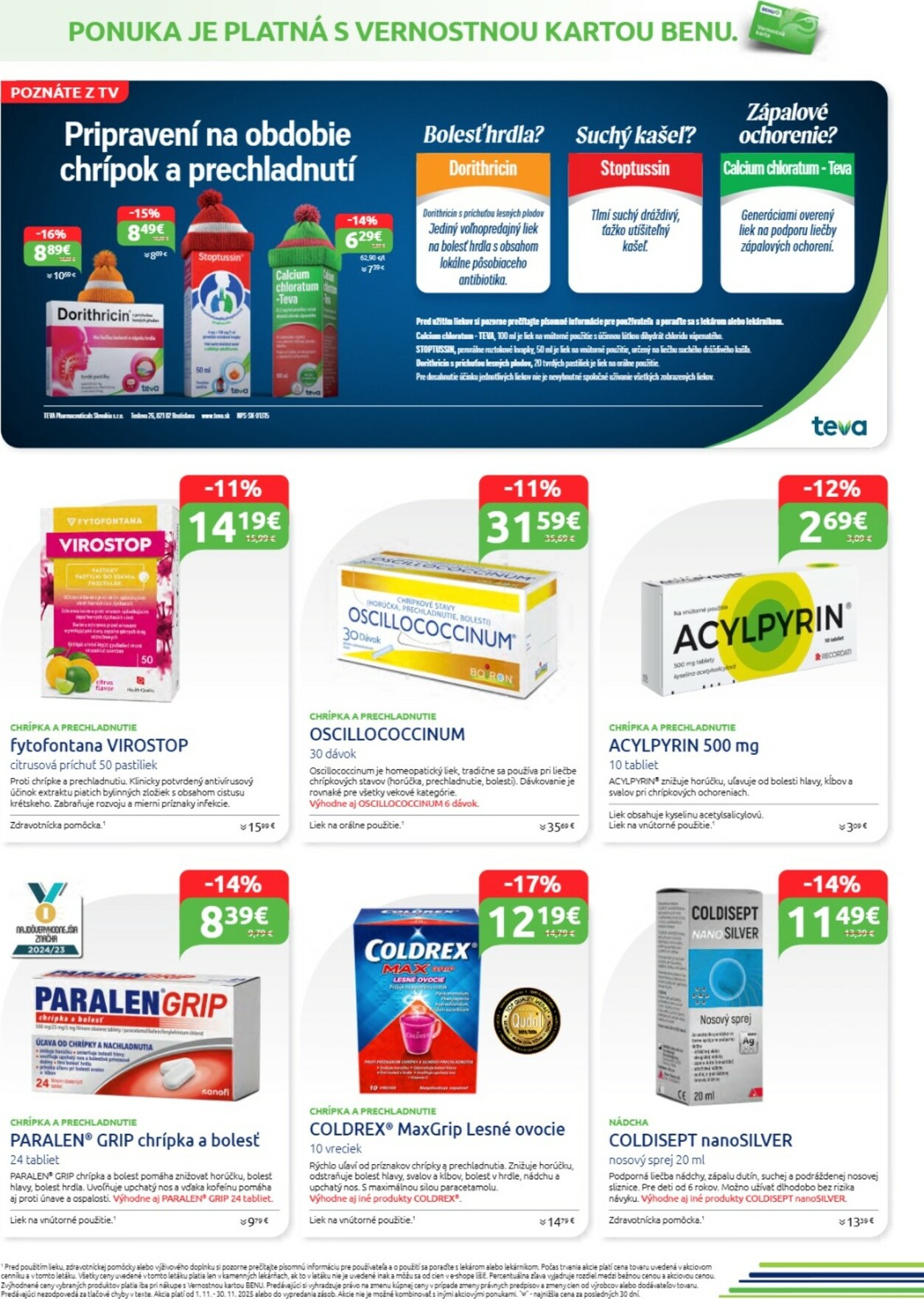 benu-lekaren - Leták BENU Lekáreň platný od 01.11. do 30.11. - page: 3