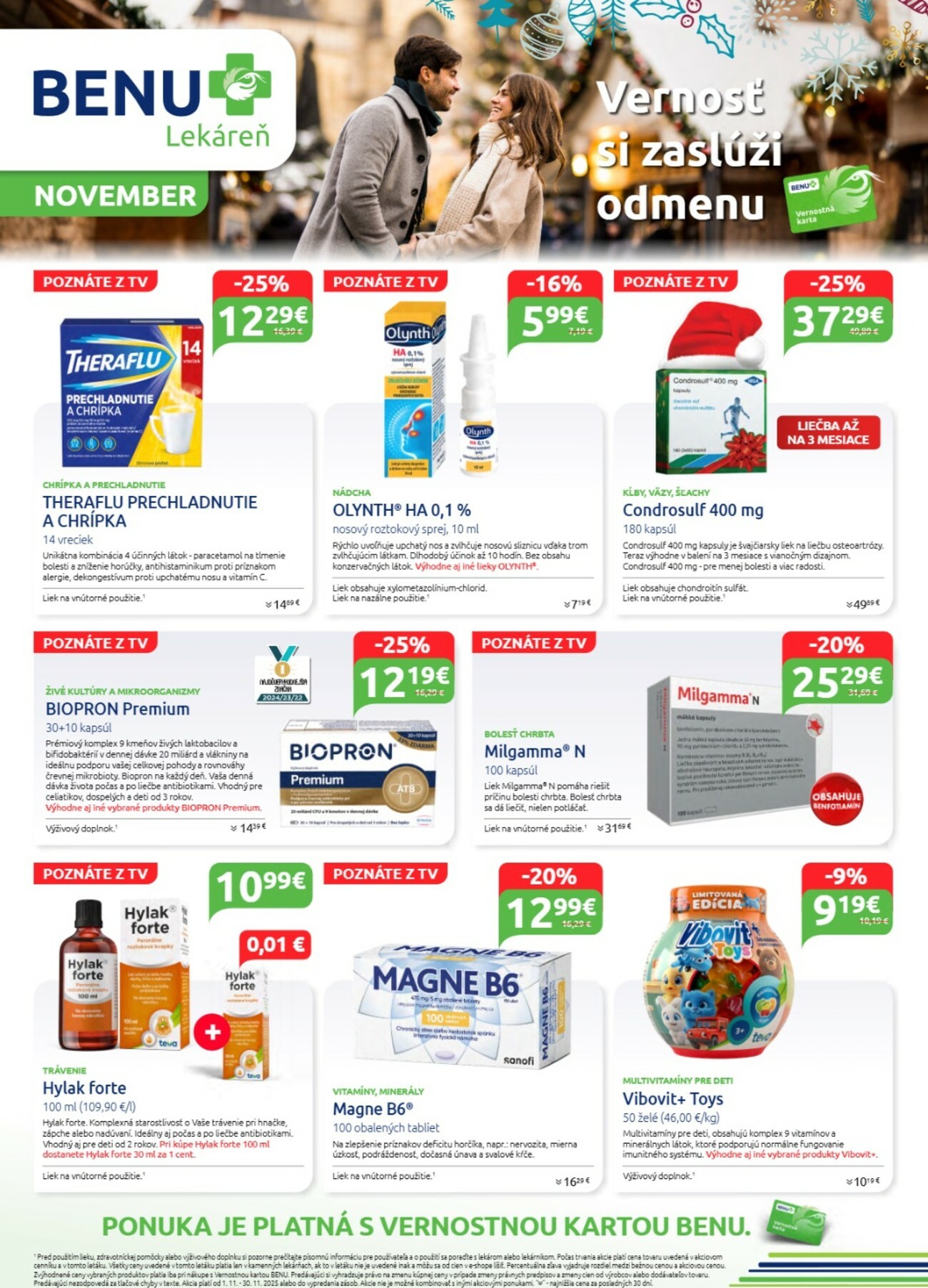 benu-lekaren - Leták BENU Lekáreň platný od 01.11. do 30.11.