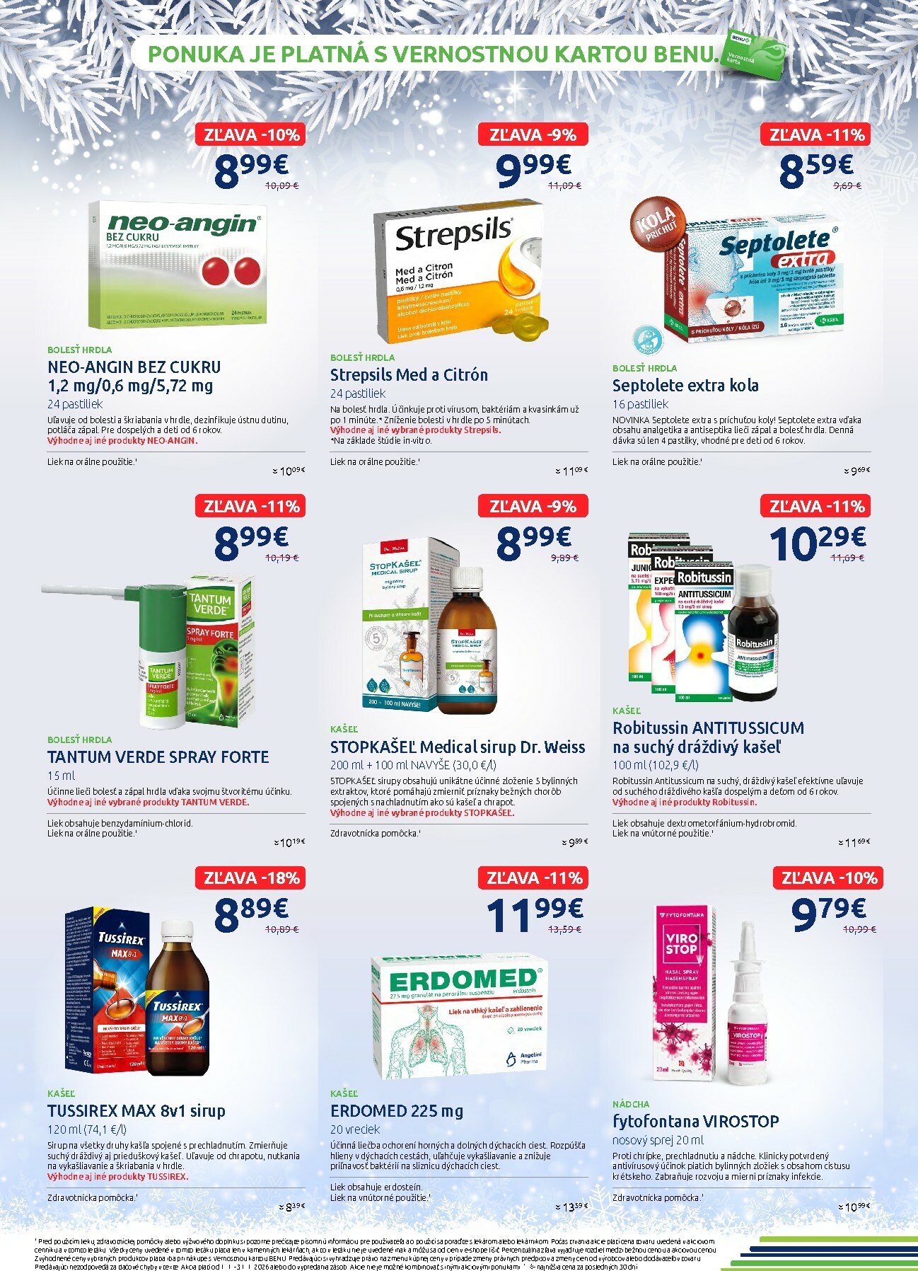 benu-lekaren - Leták BENU Lekáreň platný od 01.01. do 31.01. - page: 3