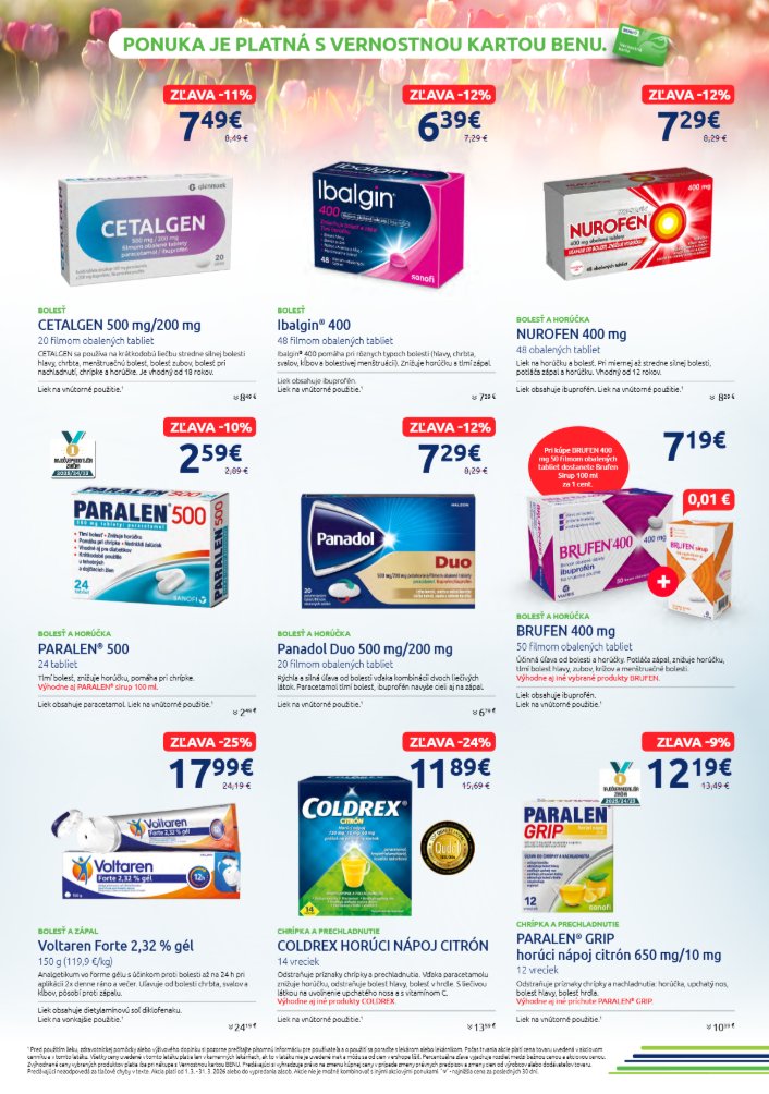 benu-lekaren - Leták BENU Lekáreň platný od 01.03.2026 do 31.03.2026 - page: 2