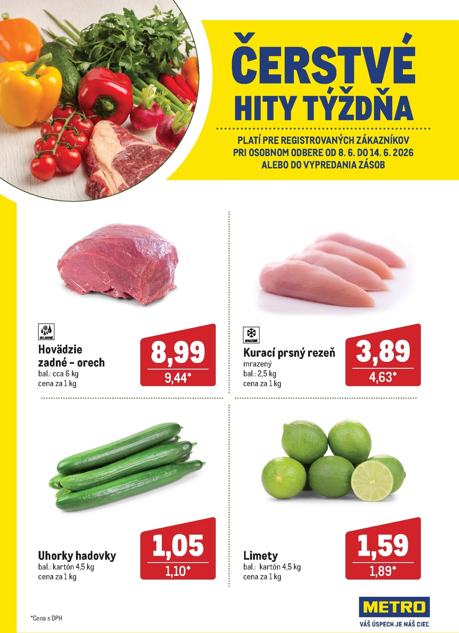 metro - Aktuálny Metro - Čerstvé hity týždňa leták od pondelka, 08.06.2026 do nedele, 14.06.2026 - page: 1
