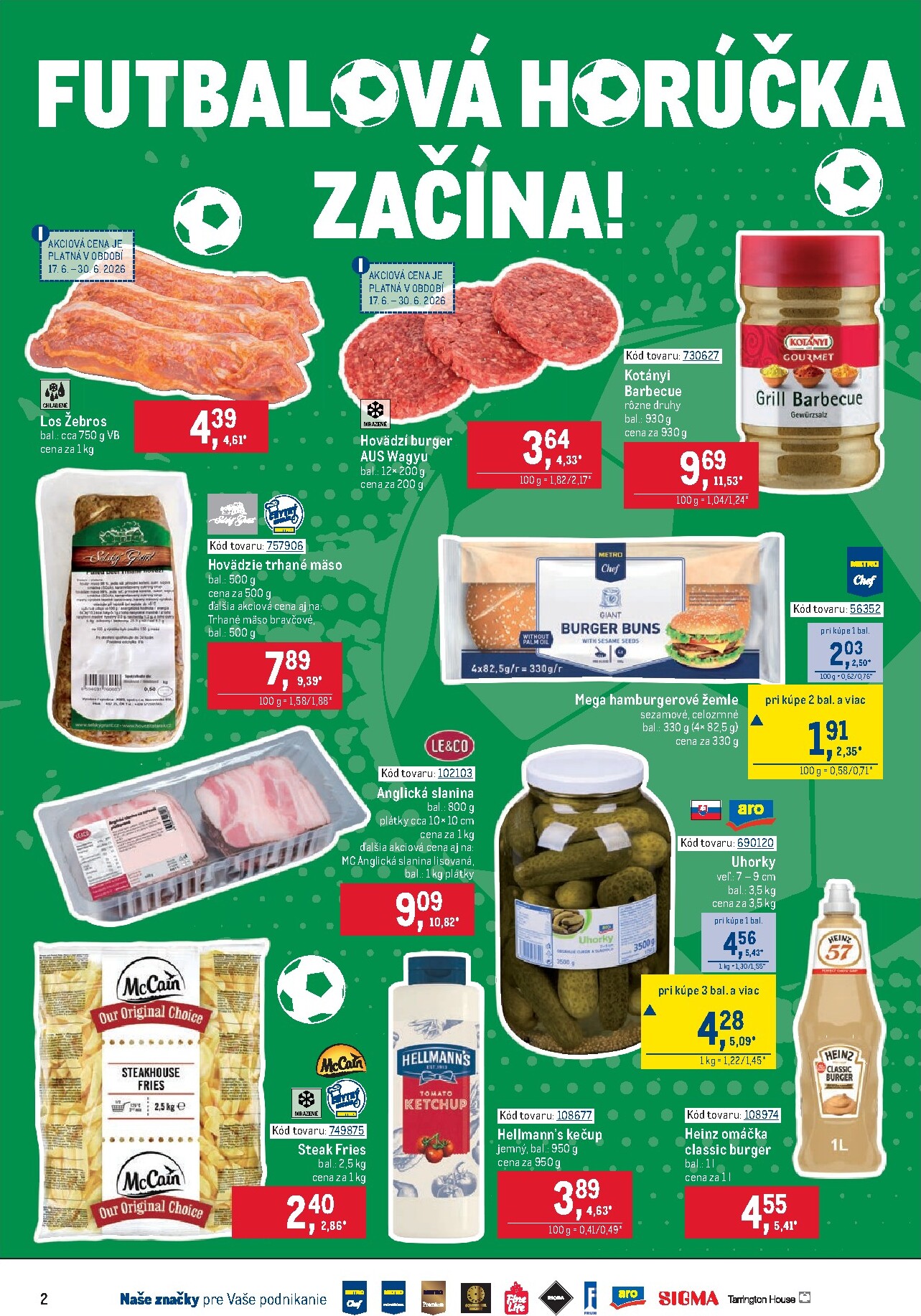 metro - Aktuálny Metro - Gastronómia leták od stredy, 17.06.2026 do utorka, 14.07.2026 - page: 2