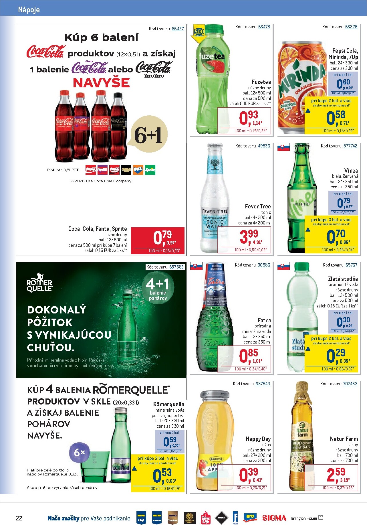 metro - Aktuálny Metro - Gastronómia leták od stredy, 17.06.2026 do utorka, 14.07.2026 - page: 22