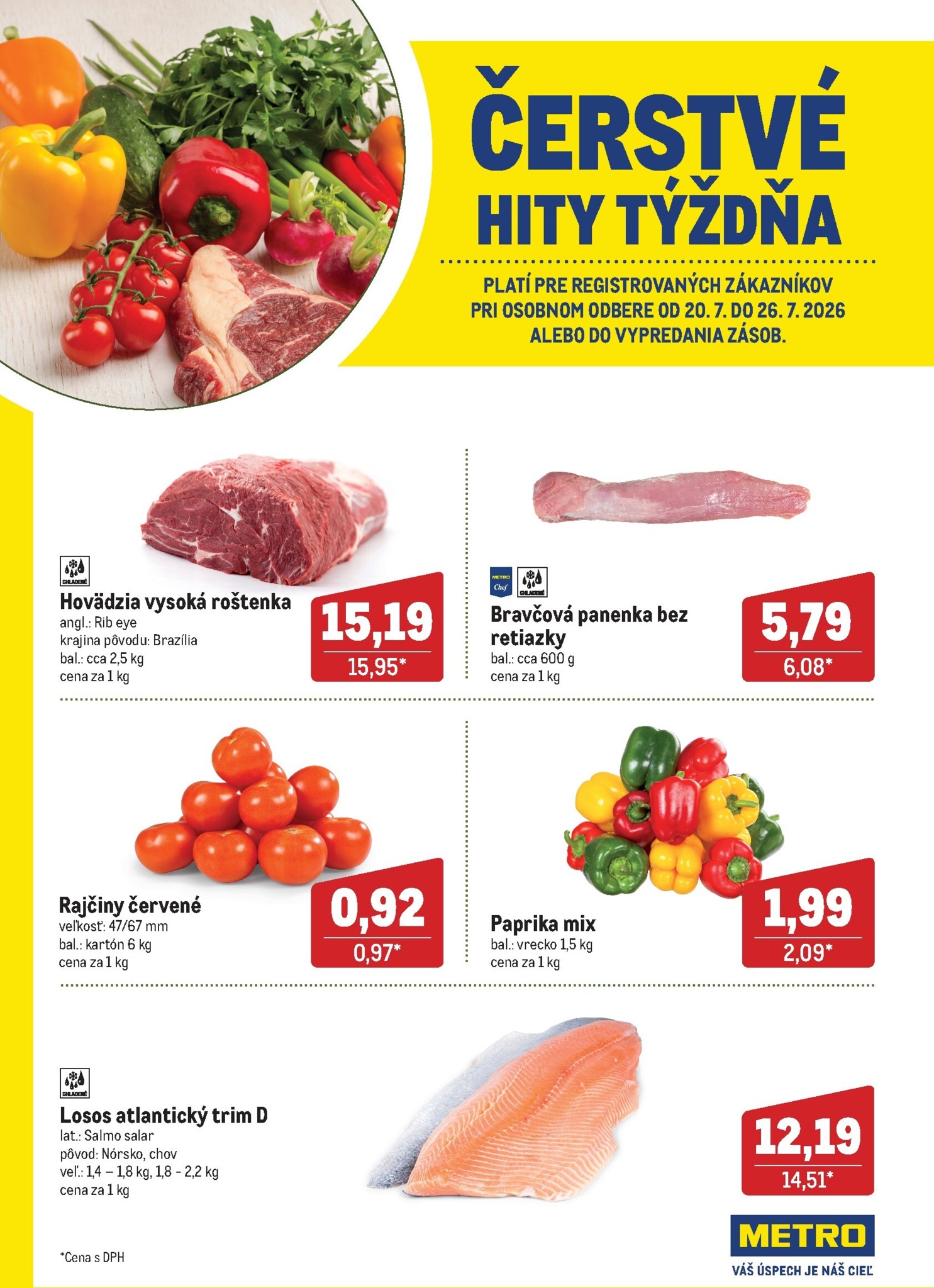 metro - Aktuálny Metro - Čerstvé hity týždňa leták od pondelka, 20.07.2026 do nedele, 26.07.2026 - page: 1