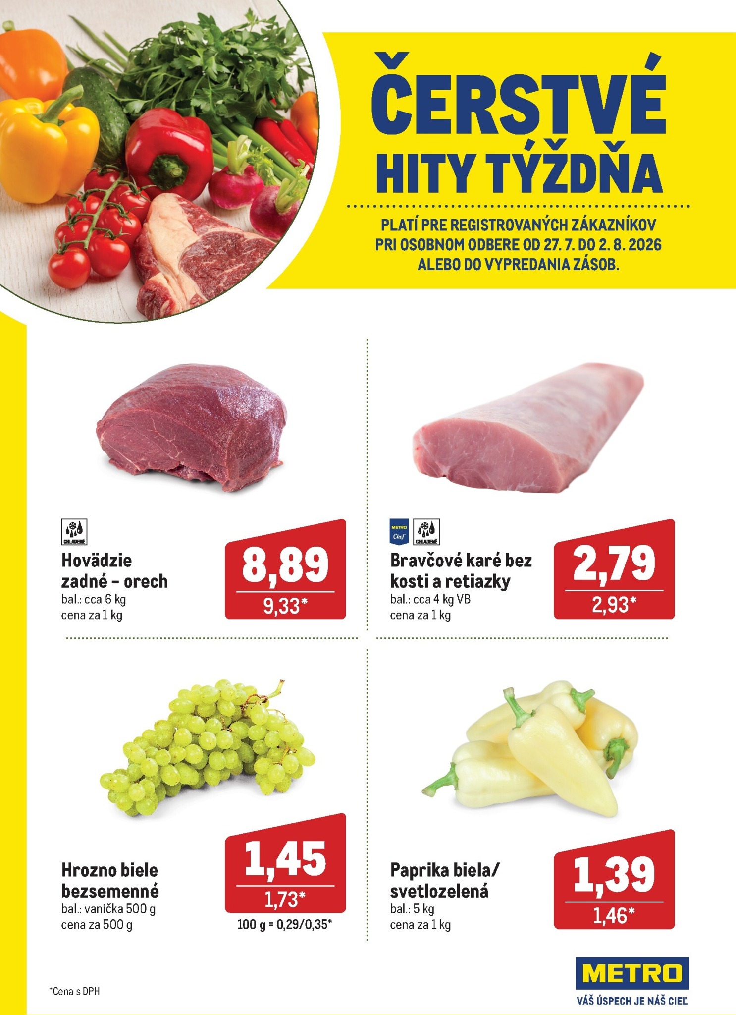 metro - Aktuálny Metro - Čerstvé hity týždňa leták od pondelka, 27.07.2026 do nedele, 02.08.2026