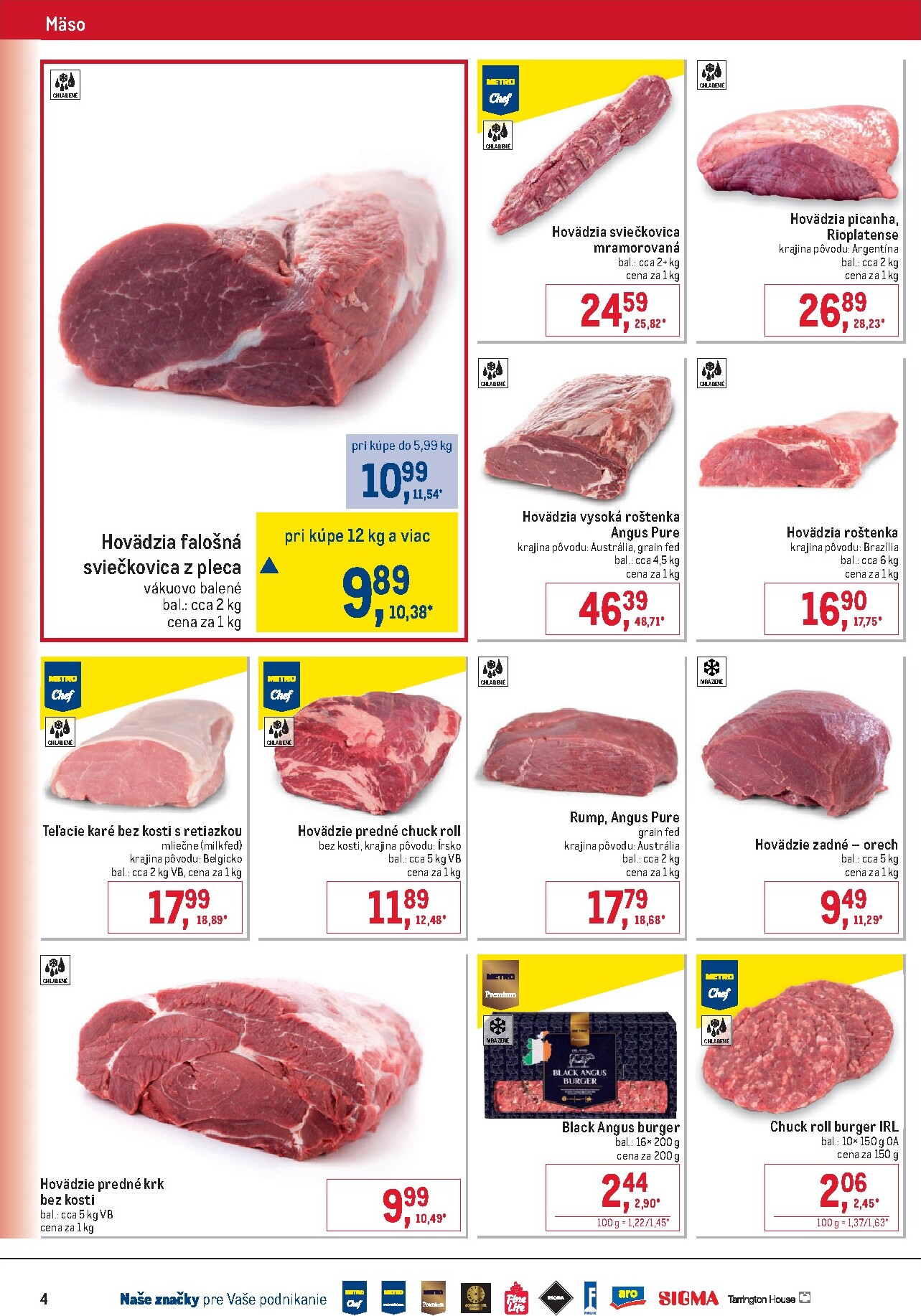 metro - Aktuálny Metro - Gastronómia - Čerstvé potraviny leták od stredy, 29.07.2026 do utorka, 11.08.2026 - page: 4