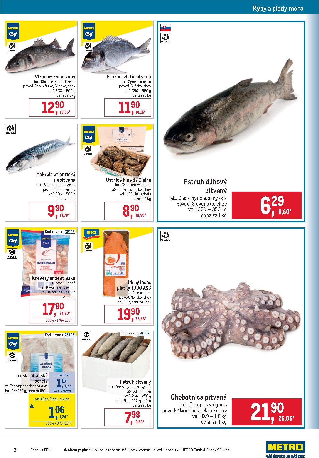 metro - Aktuálny Metro - Gastronómia - Čerstvé potraviny leták od stredy, 29.07.2026 do utorka, 11.08.2026 - page: 3