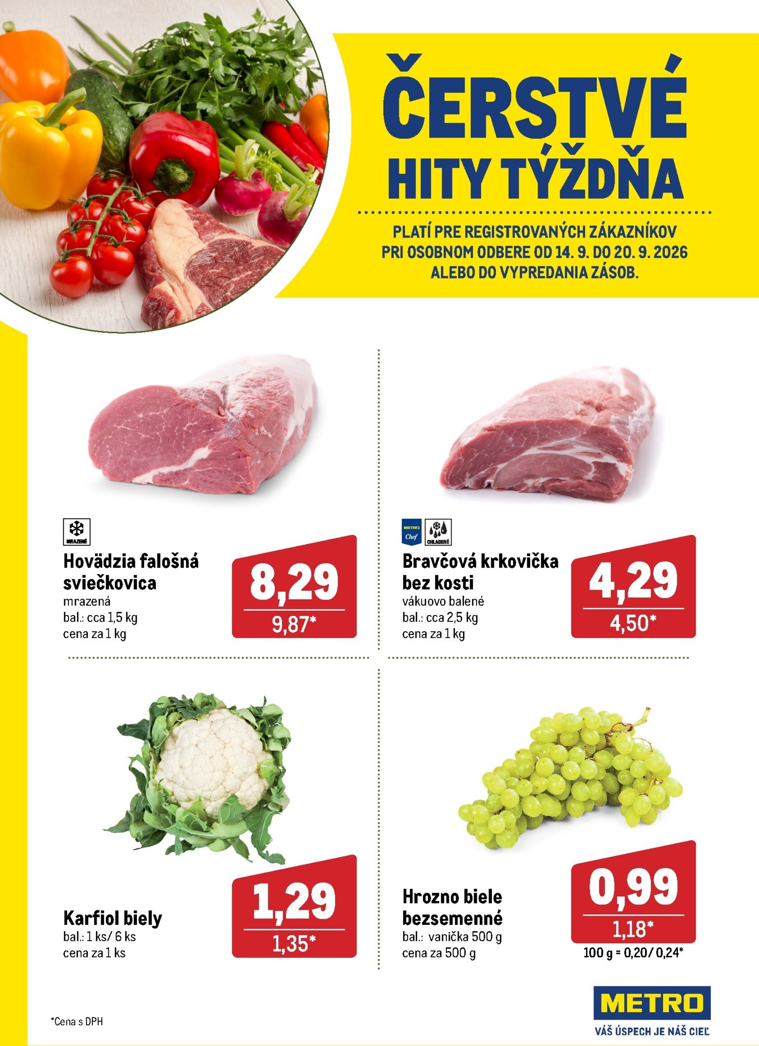 metro - Aktuálny Metro - Čerstvé hity týždňa leták od pondelka, 14.09.2026 do nedele, 20.09.2026