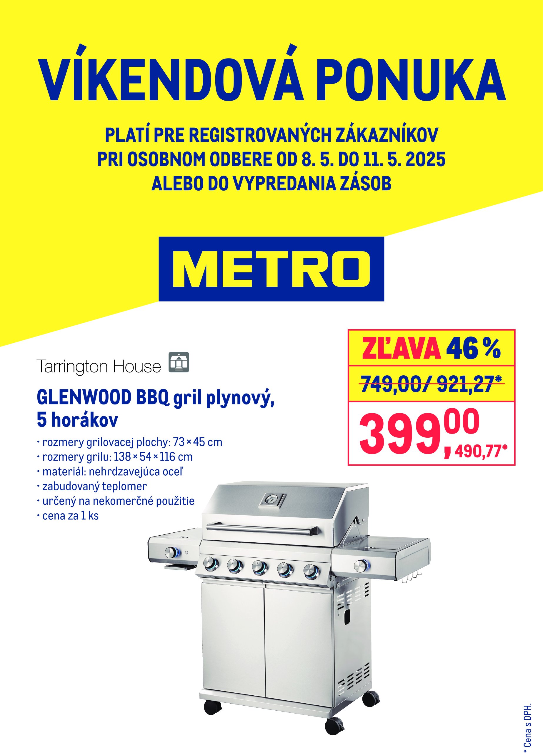 metro - Metro - Víkendová ponuka - Gril leták platný od 08.05. - 11.06.