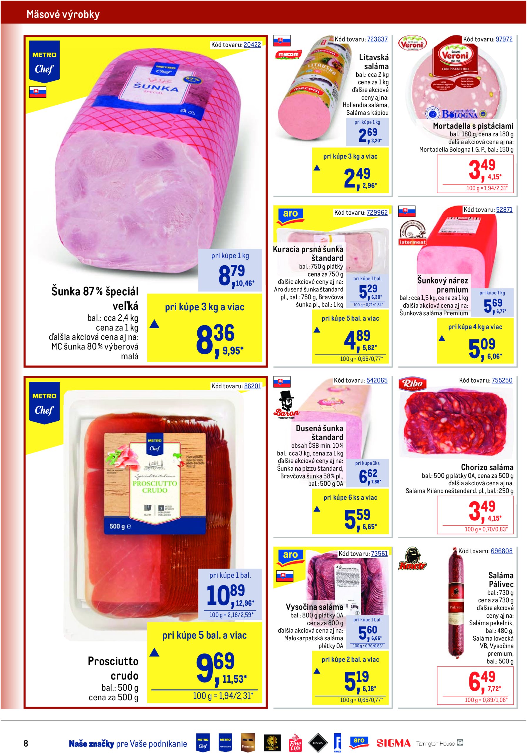 metro - Leták Metro - Gastronómia platný od 18.06. do 15.07. - page: 8