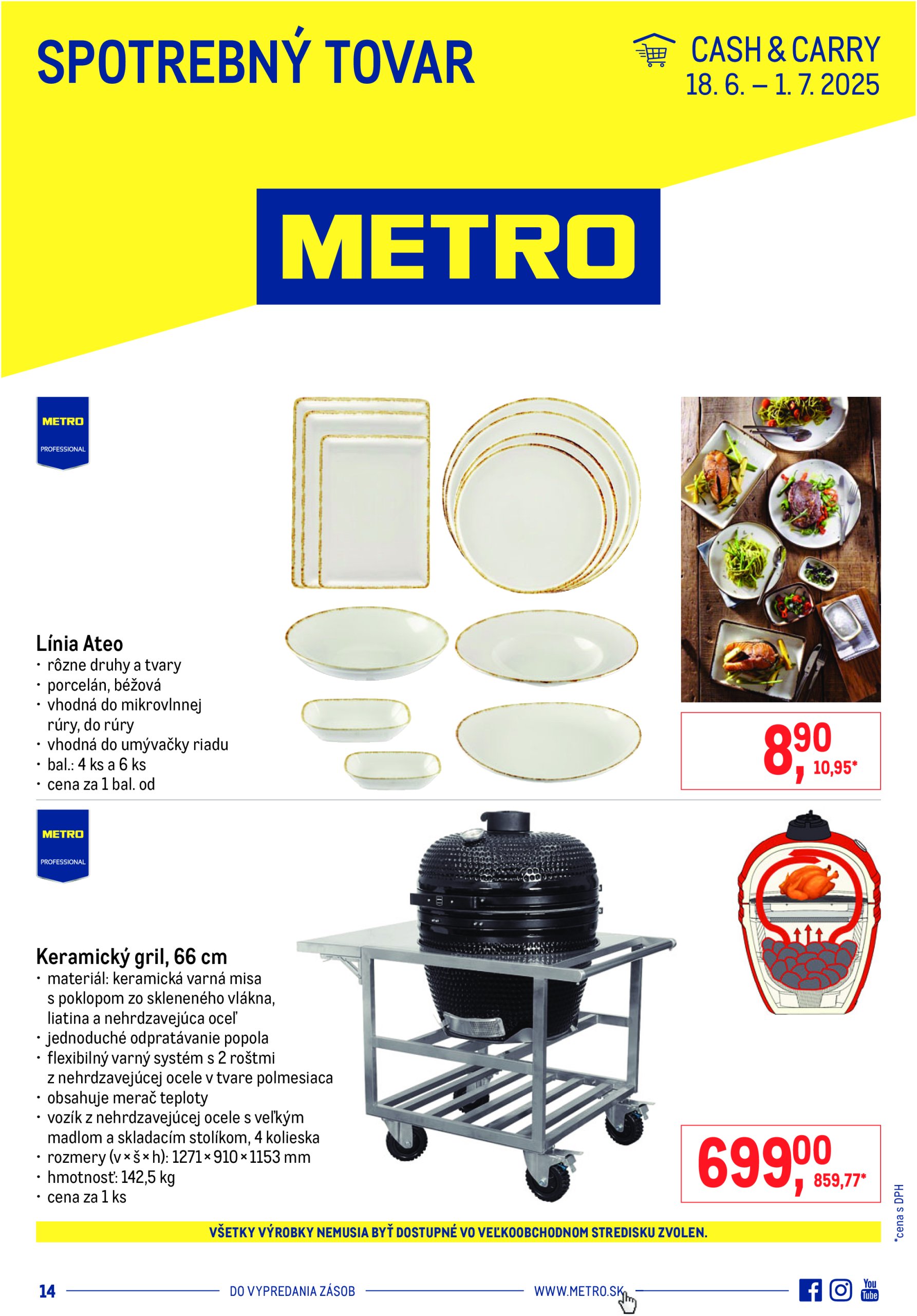 metro - Leták Metro - Spotrebný tovar platný od 18.06. do 01.07.