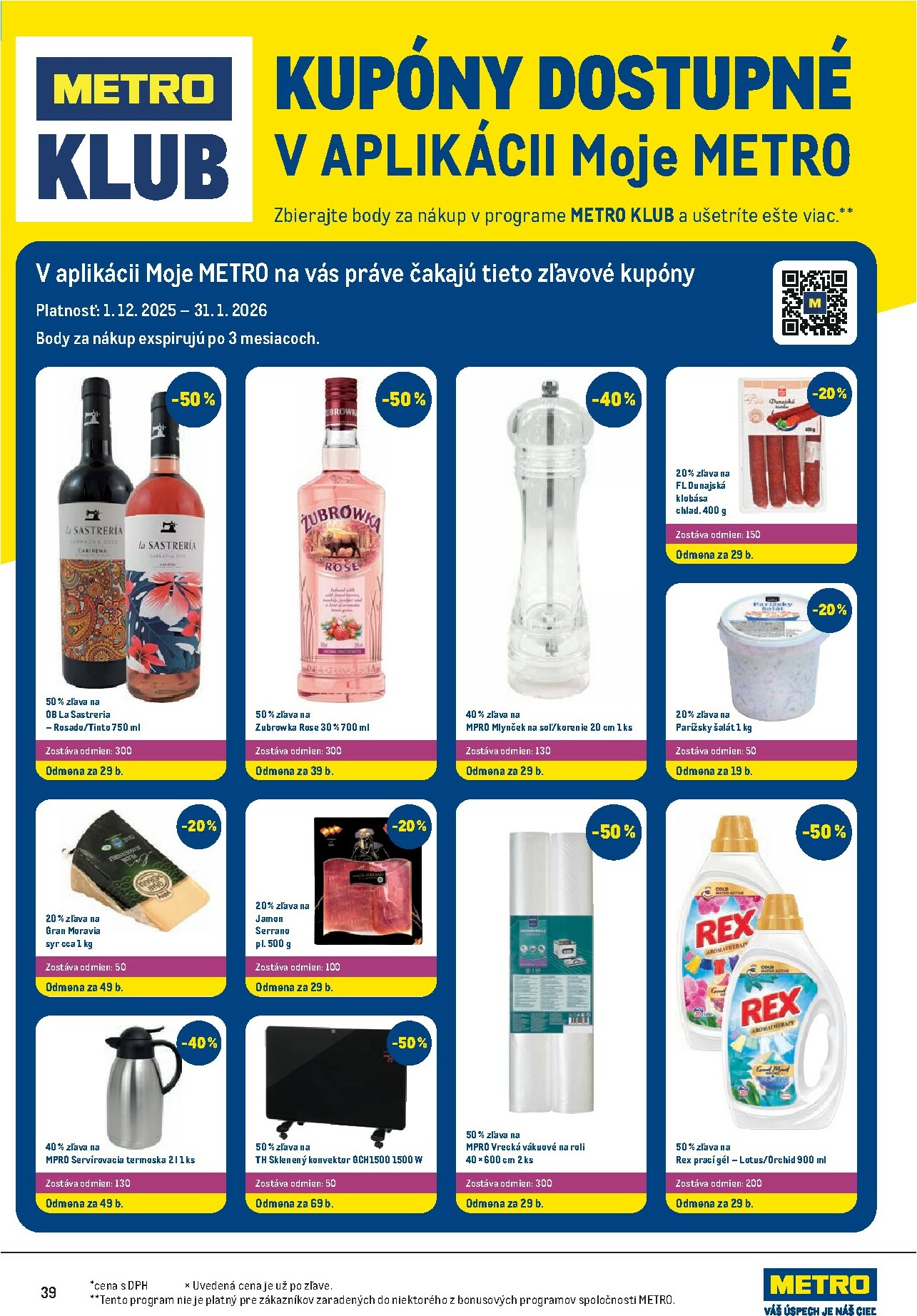 metro - Leták Metro - Maloobchod platný od 14.01. do 27.01. - page: 39