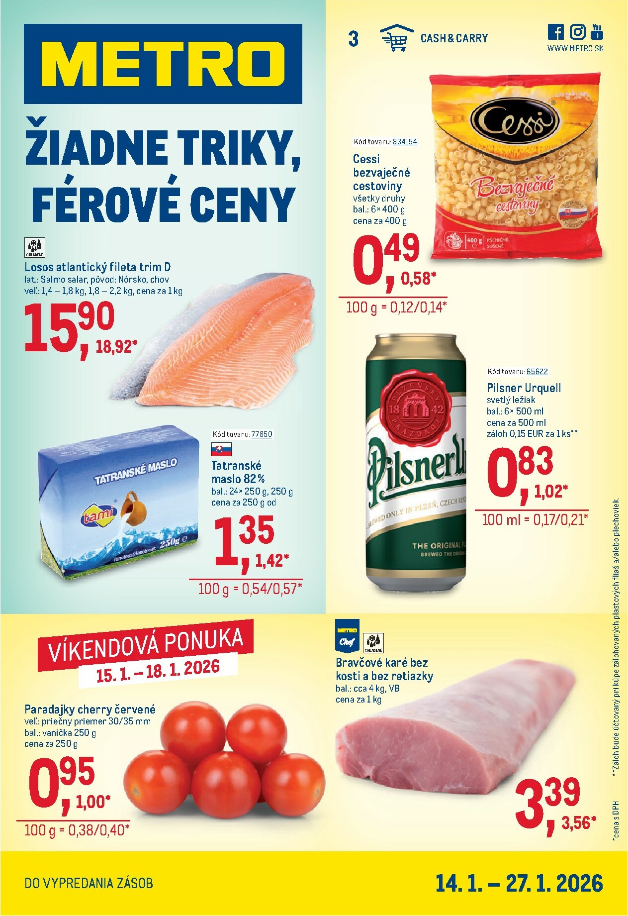 metro - Leták Metro - Maloobchod platný od 14.01. do 27.01.