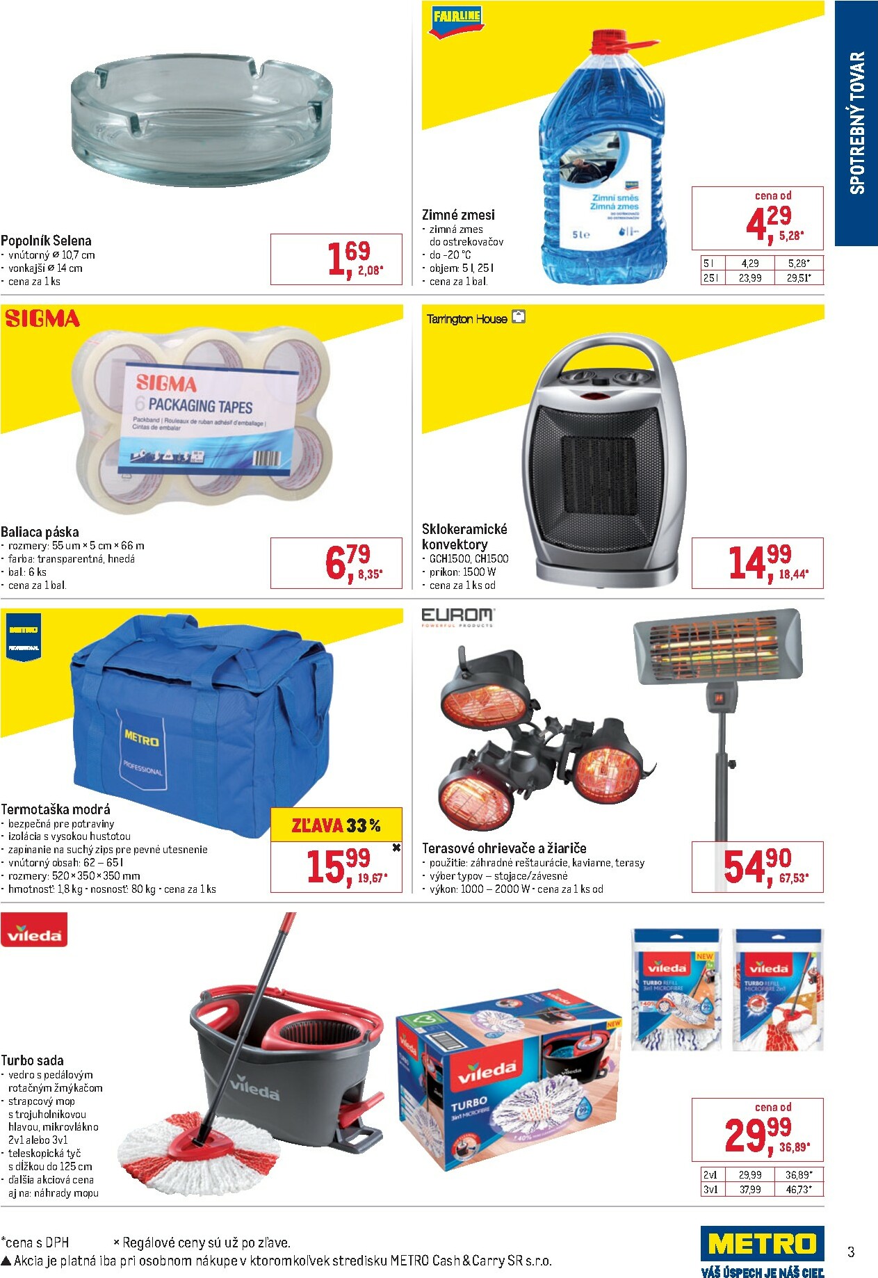 metro - Leták Metro - Spotrebný tovar platný od 14.01. do 27.01. - page: 3
