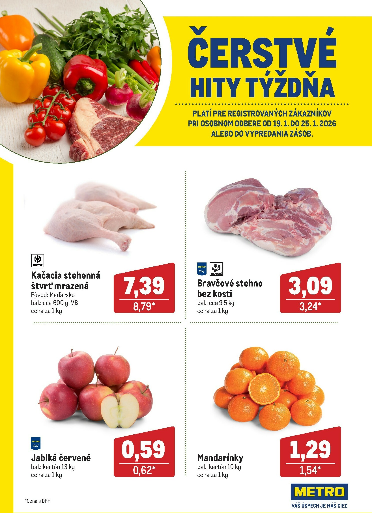 metro - Leták Metro - Čerstvé hity týždňa platný od 21.01. do 25.01.