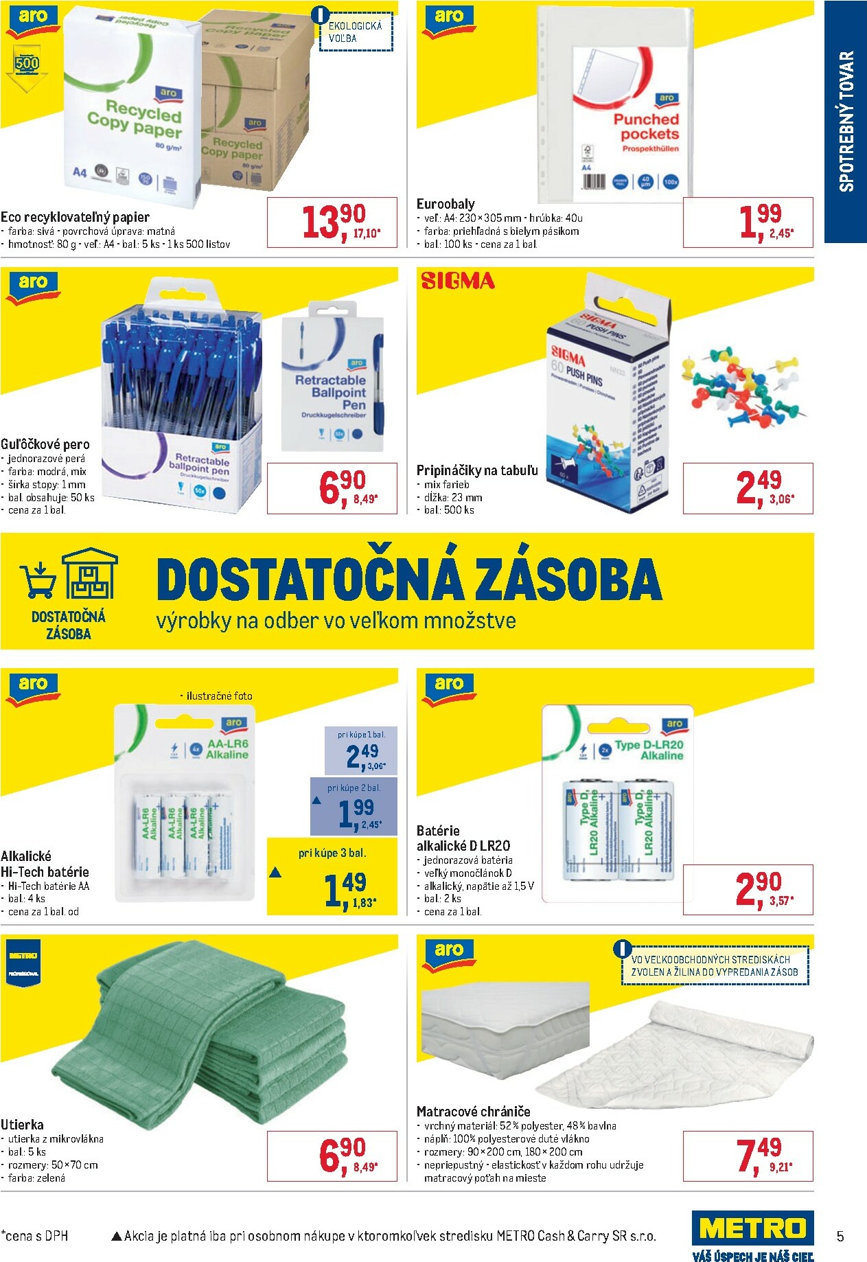 metro - Leták Metro - Spotrebný tovar platný od 28.01. do 10.02. - page: 5