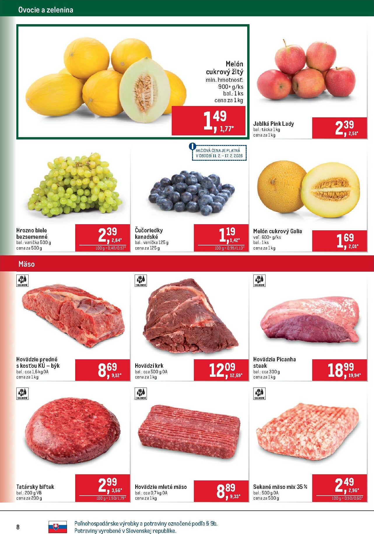 metro - Leták Metro - Maloobchod platný od 11.02.2026 do 24.02.2026 - page: 8