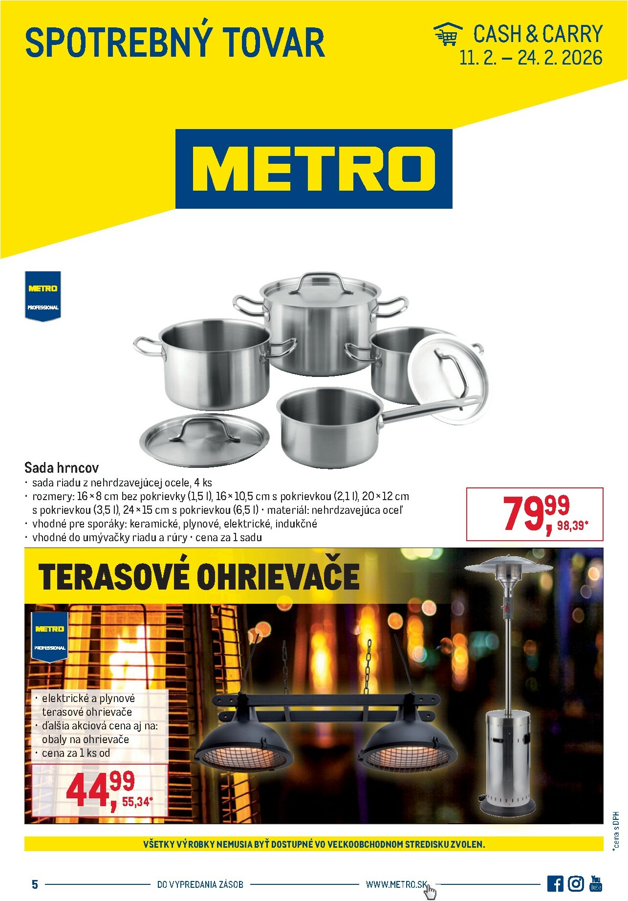 metro - Leták Metro - Spotrebný tovar platný od 11.02.2026 do 24.02.2026 - page: 1