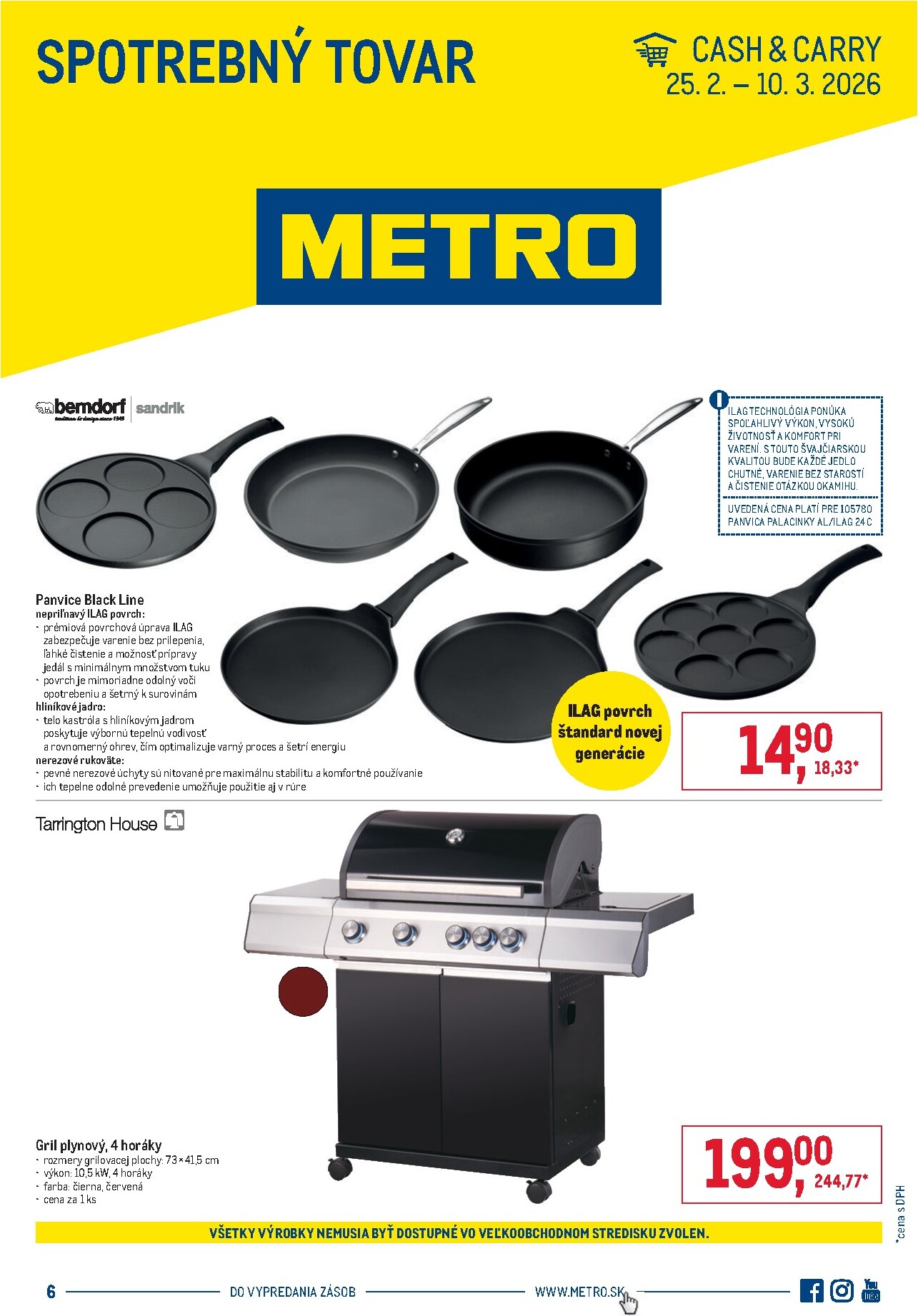 metro - Leták Metro - Spotrebný tovar platný od 25.02.2026 do 10.03.2026
