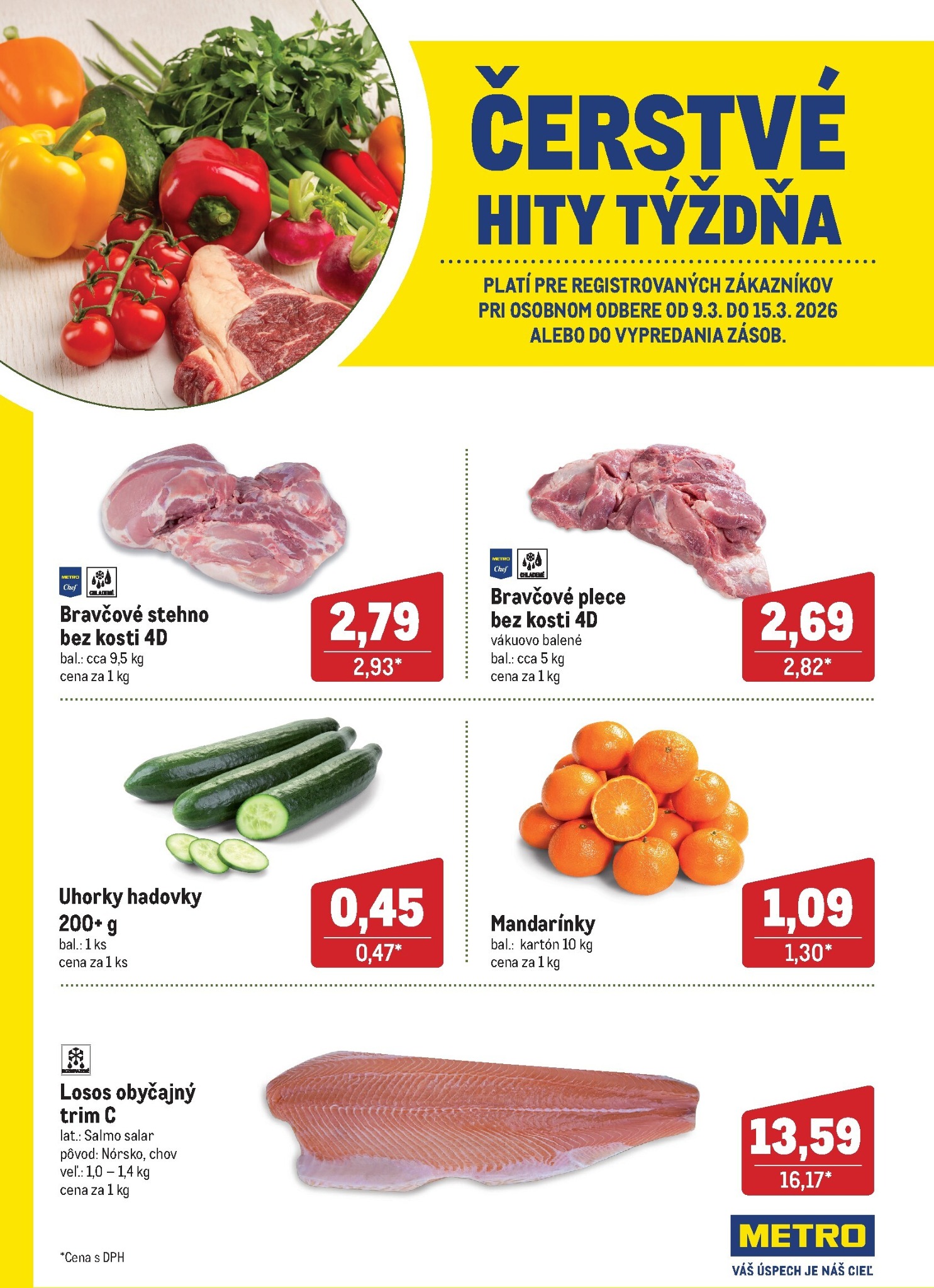 metro - Leták Metro - Čerstvé hity týždňa platný od 09.03.2026 do 15.03.2026