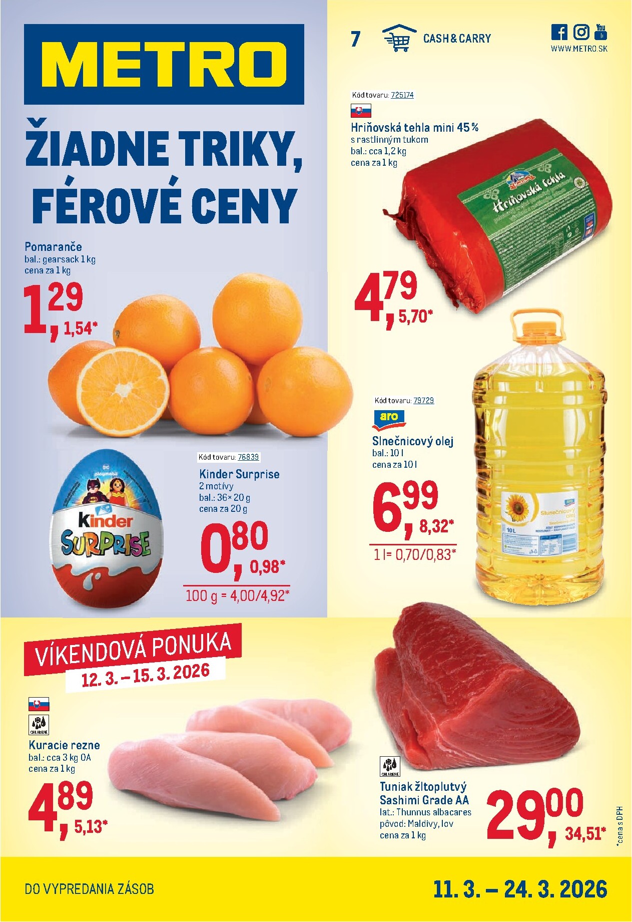 metro - Leták Metro - Maloobchod platný od 11.03.2026 do 24.03.2026