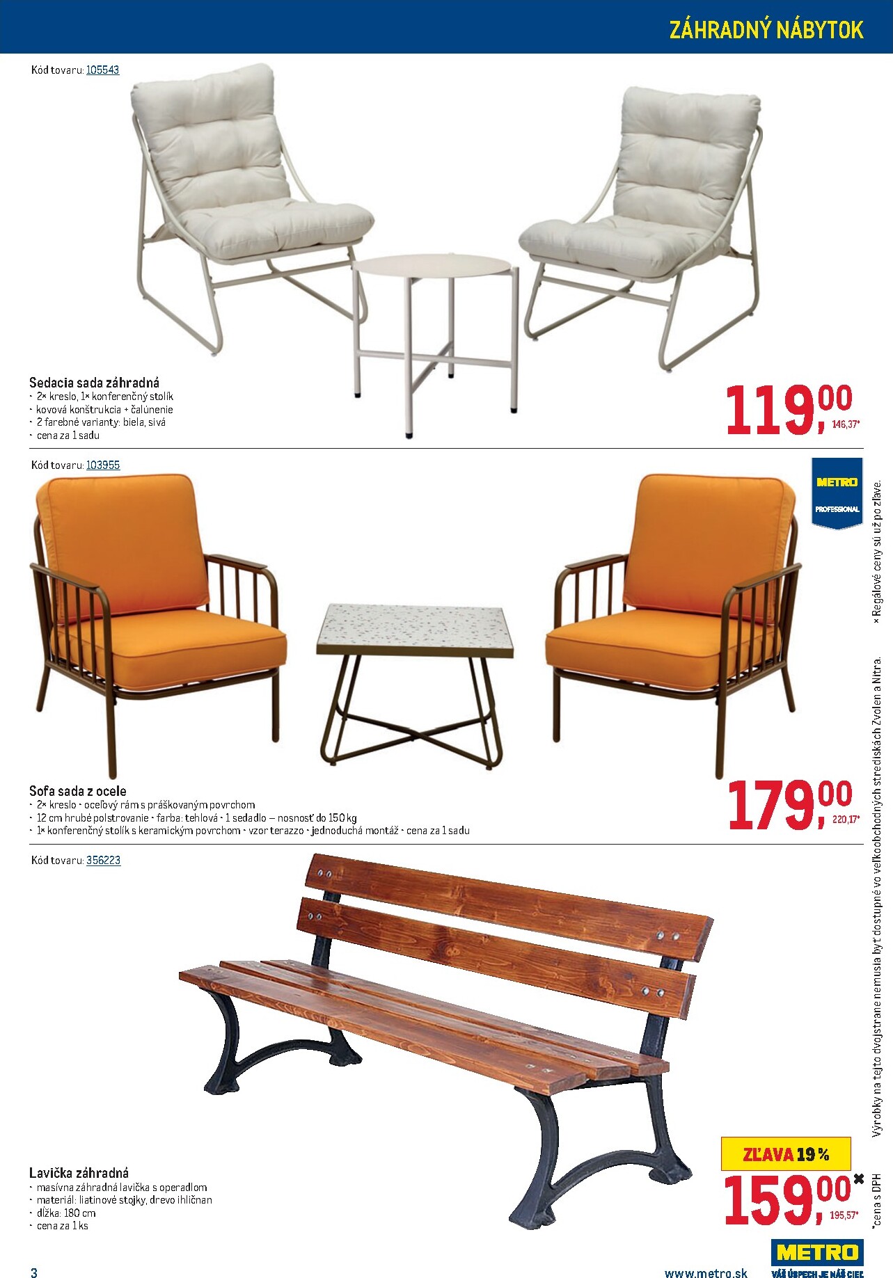 metro - Leták Metro - Vonkajšie vybavenie platný od 11.03.2026 do 07.04.2026 - page: 3