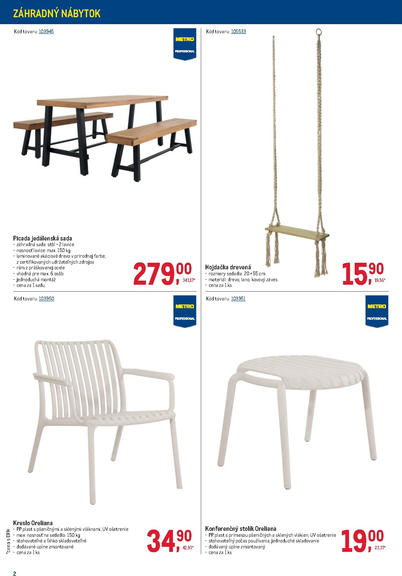metro - Leták Metro - Vonkajšie vybavenie platný od 11.03.2026 do 07.04.2026 - page: 2