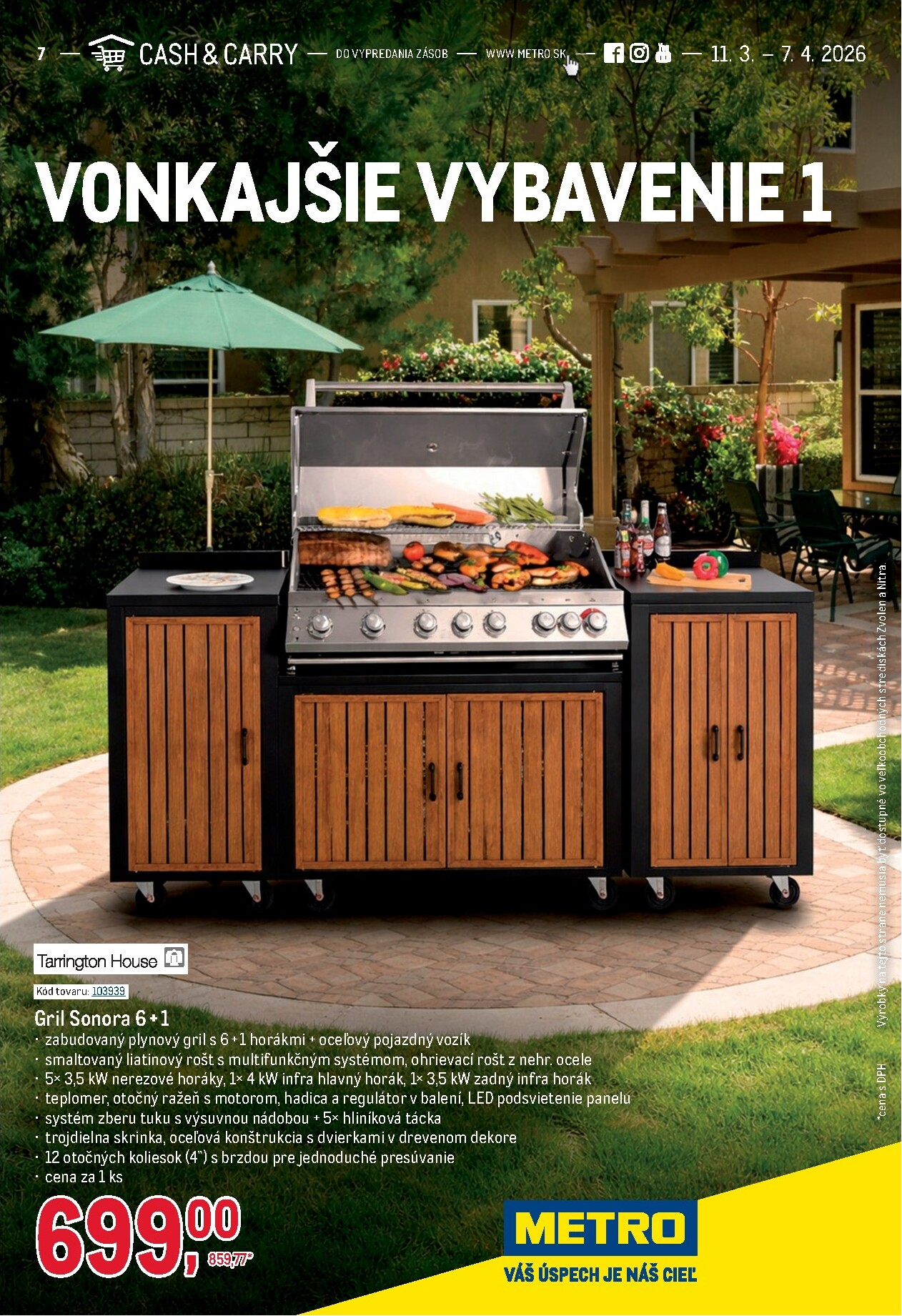 metro - Leták Metro - Vonkajšie vybavenie platný od 11.03.2026 do 07.04.2026