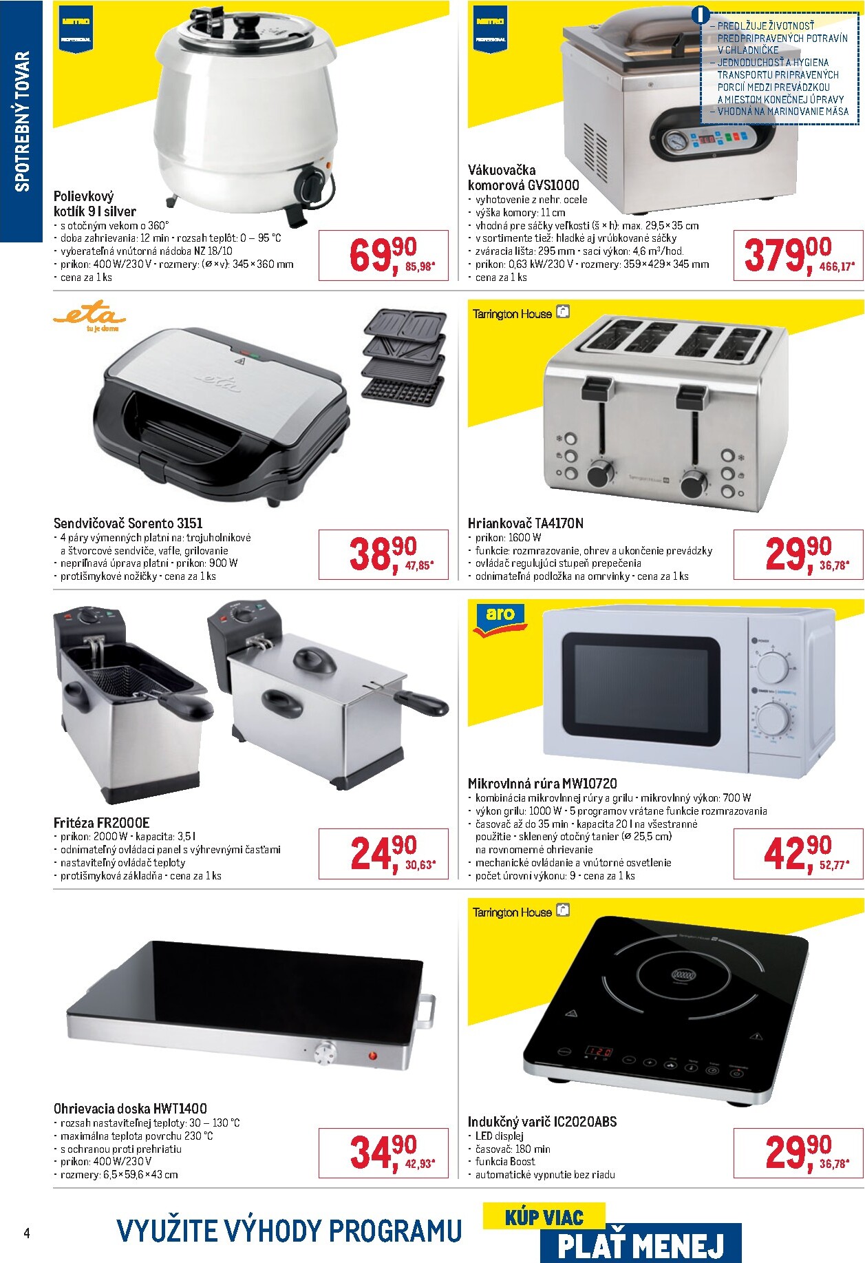 metro - Leták Metro - Spotrebný tovar platný od 11.03.2026 do 24.03.2026 - page: 4