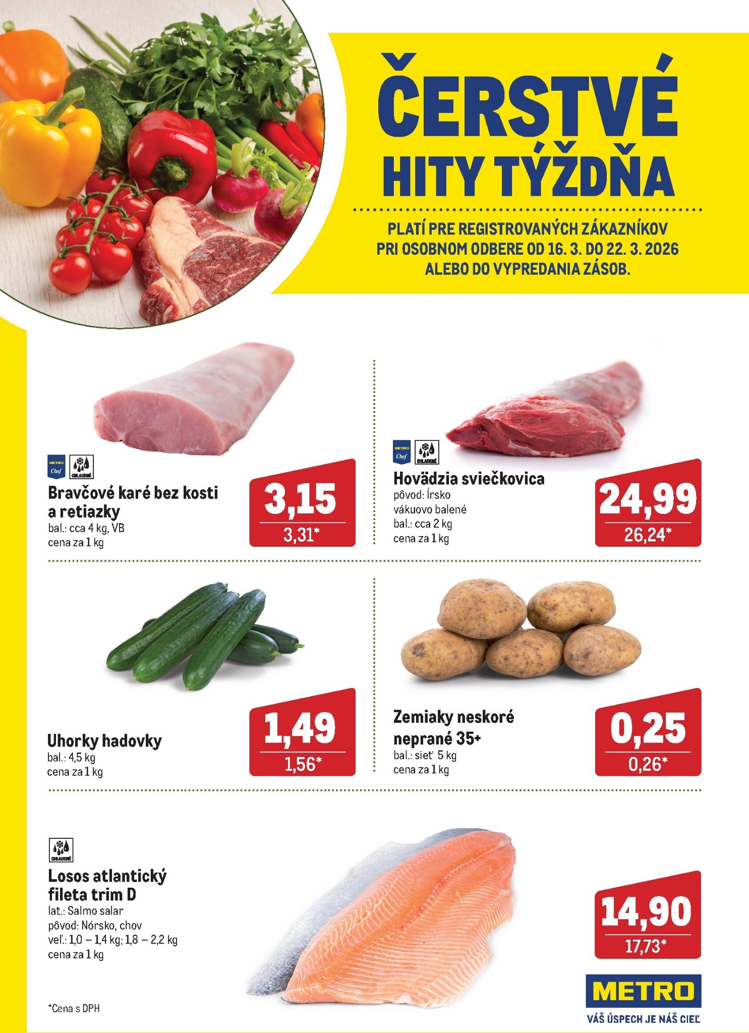 metro - Leták Metro - Čerstvé hity týždňa platný od 16.03.2026 do 22.03.2026