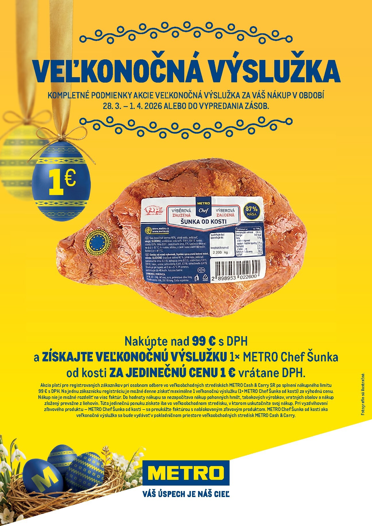 metro - Leták Metro - Veľkonoce platný od 28.03.2026 do 01.04.2026 - page: 1