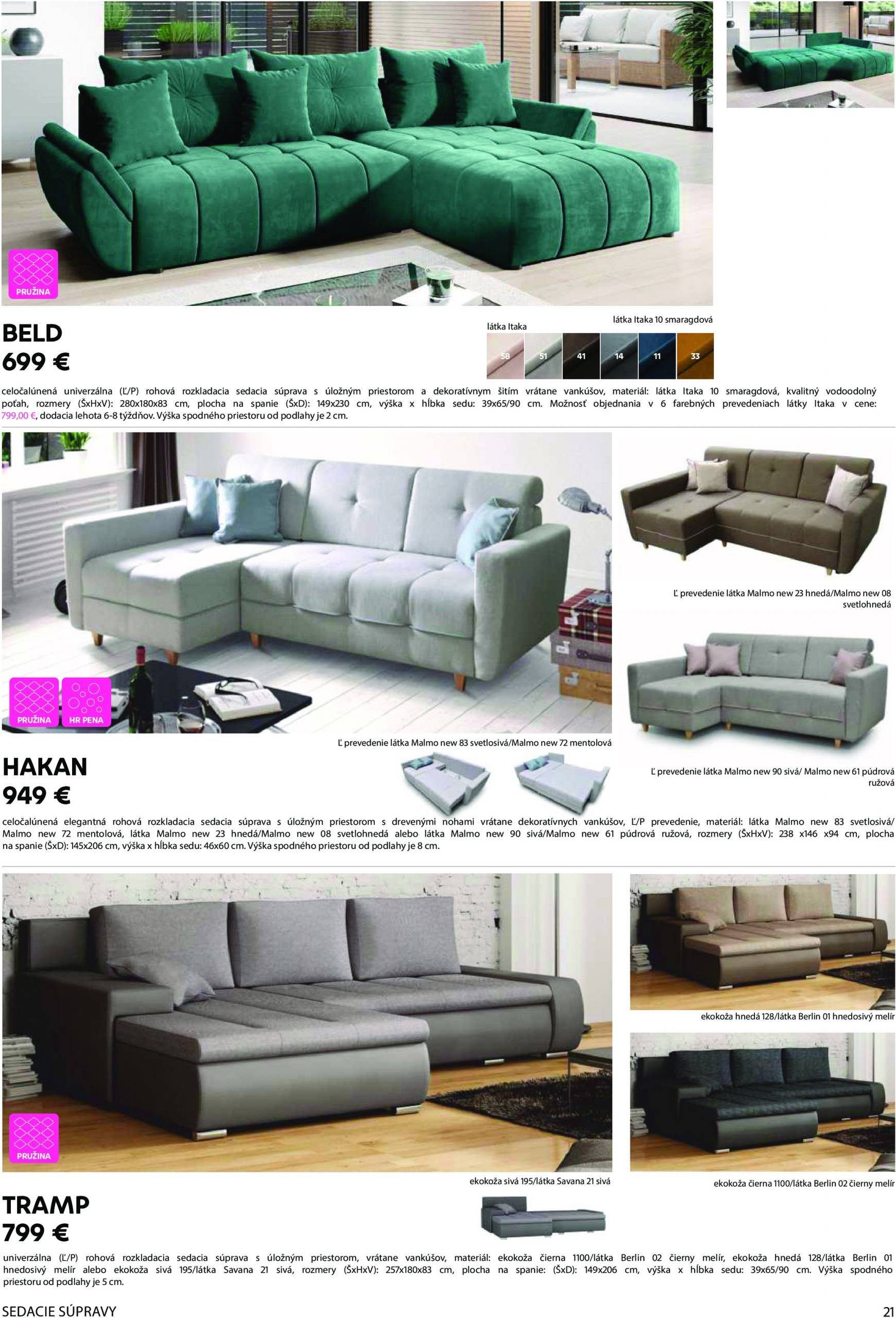 kondela - Kondela - Katalog nábytku a doplnkov leták platný od 01.04. - 31.12. - page: 21 kondela - Kondela - Katalog nábytku a doplnkov leták platný od 01.04. - 31.12. - page: 21