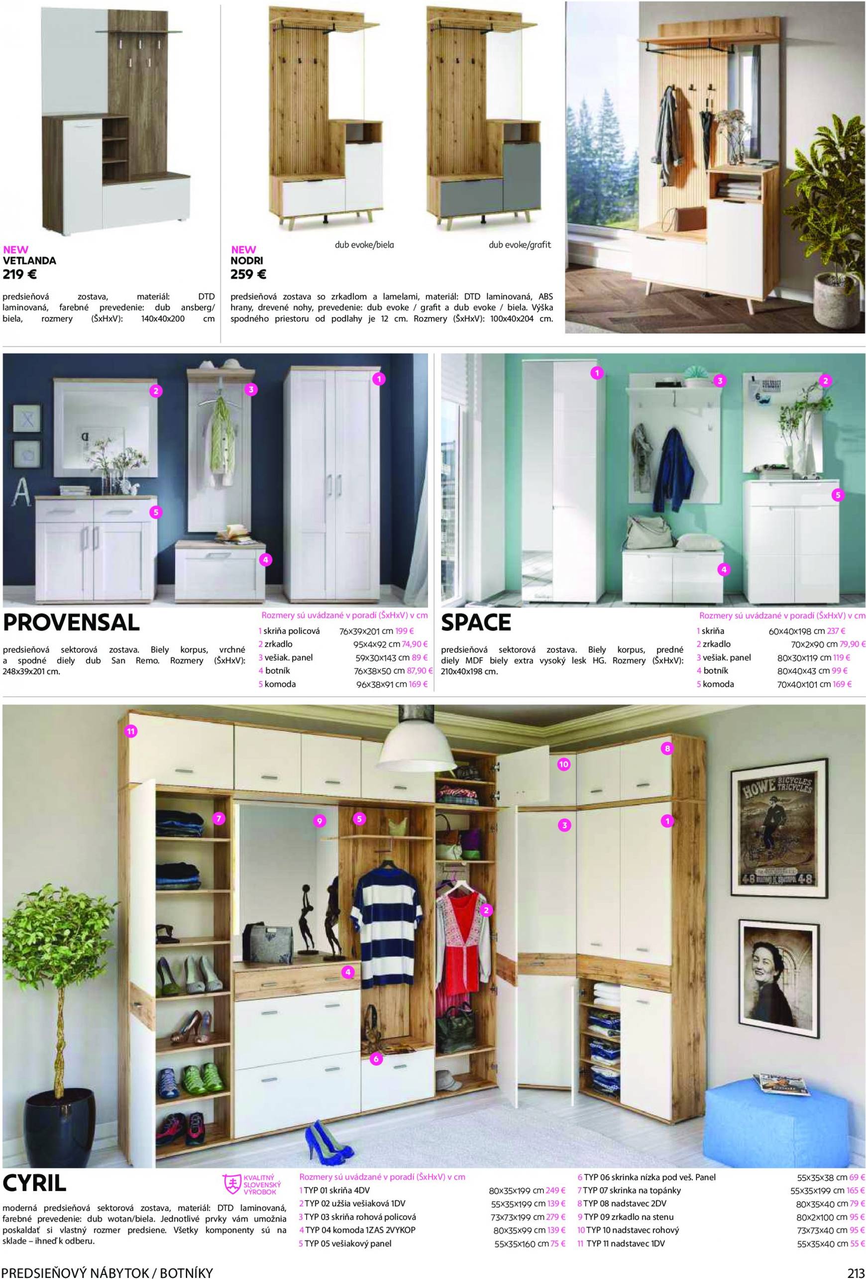 kondela - Kondela - Katalog nábytku a doplnkov leták platný od 01.04. - 31.12. - page: 213 kondela - Kondela - Katalog nábytku a doplnkov leták platný od 01.04. - 31.12. - page: 213