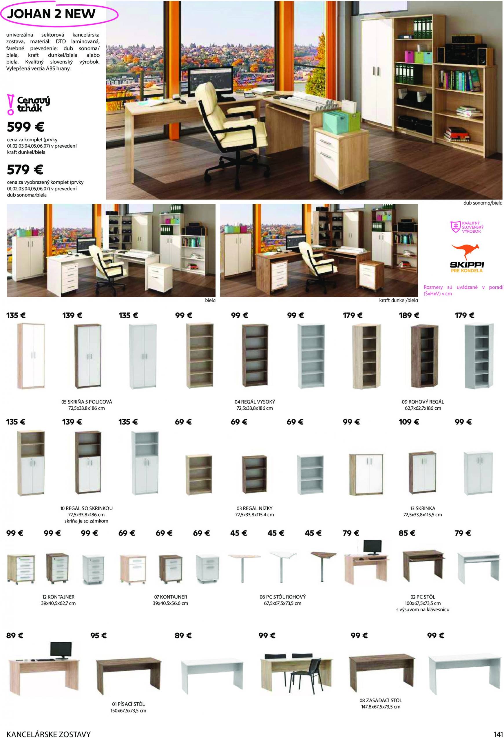 kondela - Kondela - Katalog nábytku a doplnkov leták platný od 01.04. - 31.12. - page: 141 kondela - Kondela - Katalog nábytku a doplnkov leták platný od 01.04. - 31.12. - page: 141