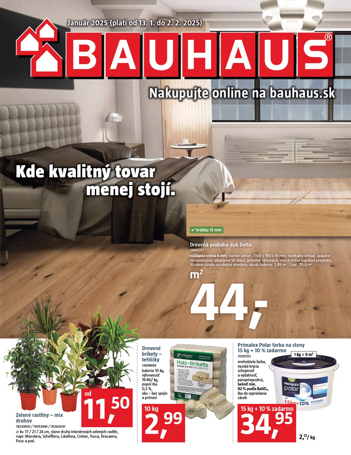 bauhaus - Bauhaus leták platný od 13.01. - 02.02.