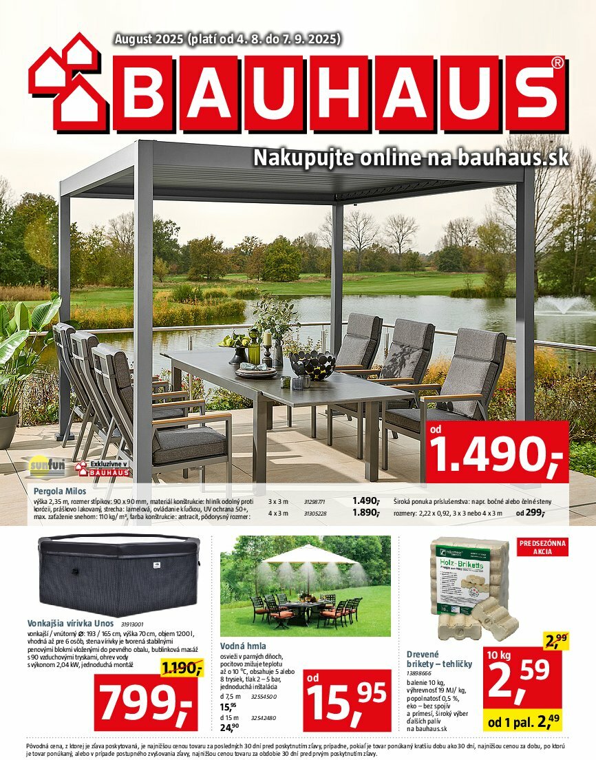 bauhaus - Leták Bauhaus platný od 04.08. do 07.09.