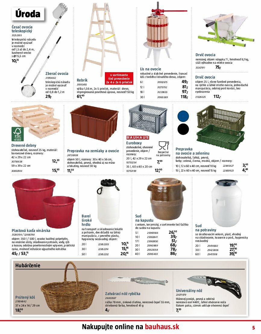 bauhaus - Leták Bauhaus platný od 04.08. do 07.09. - page: 5