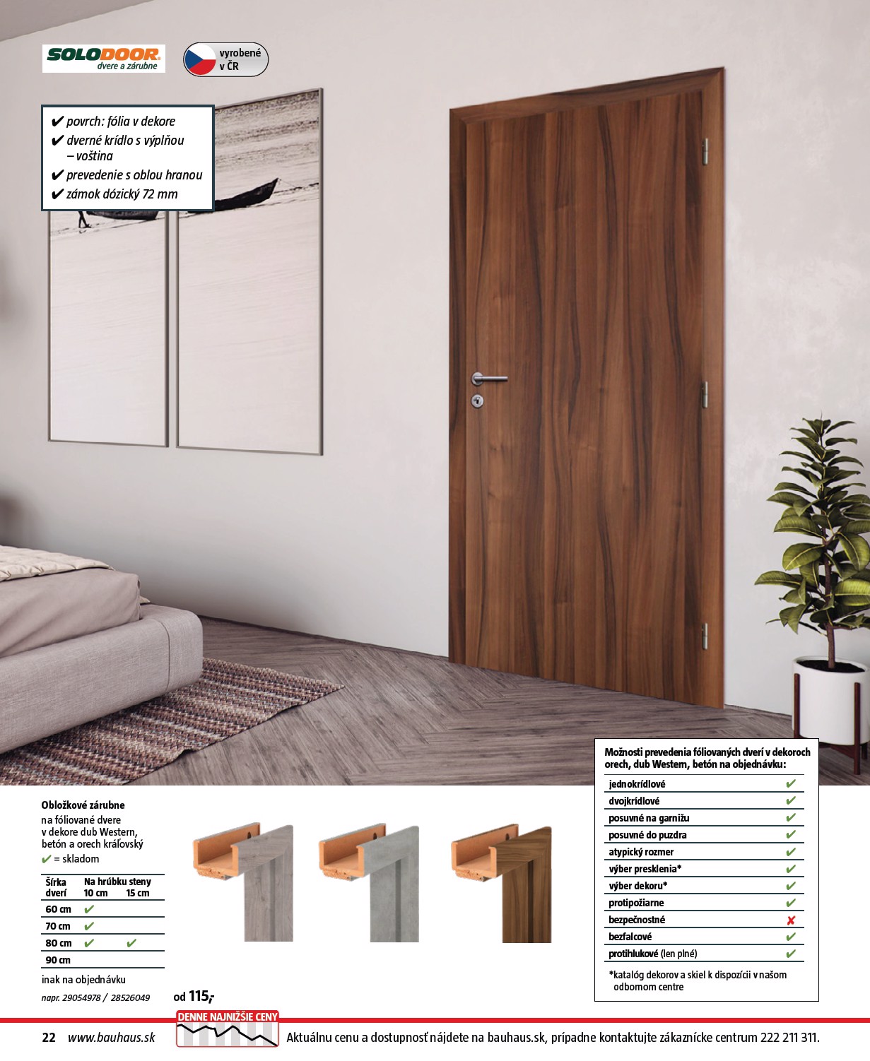 bauhaus - Leták Bauhaus - Stavebné prvky platný od 01.08. do 31.12. - page: 22